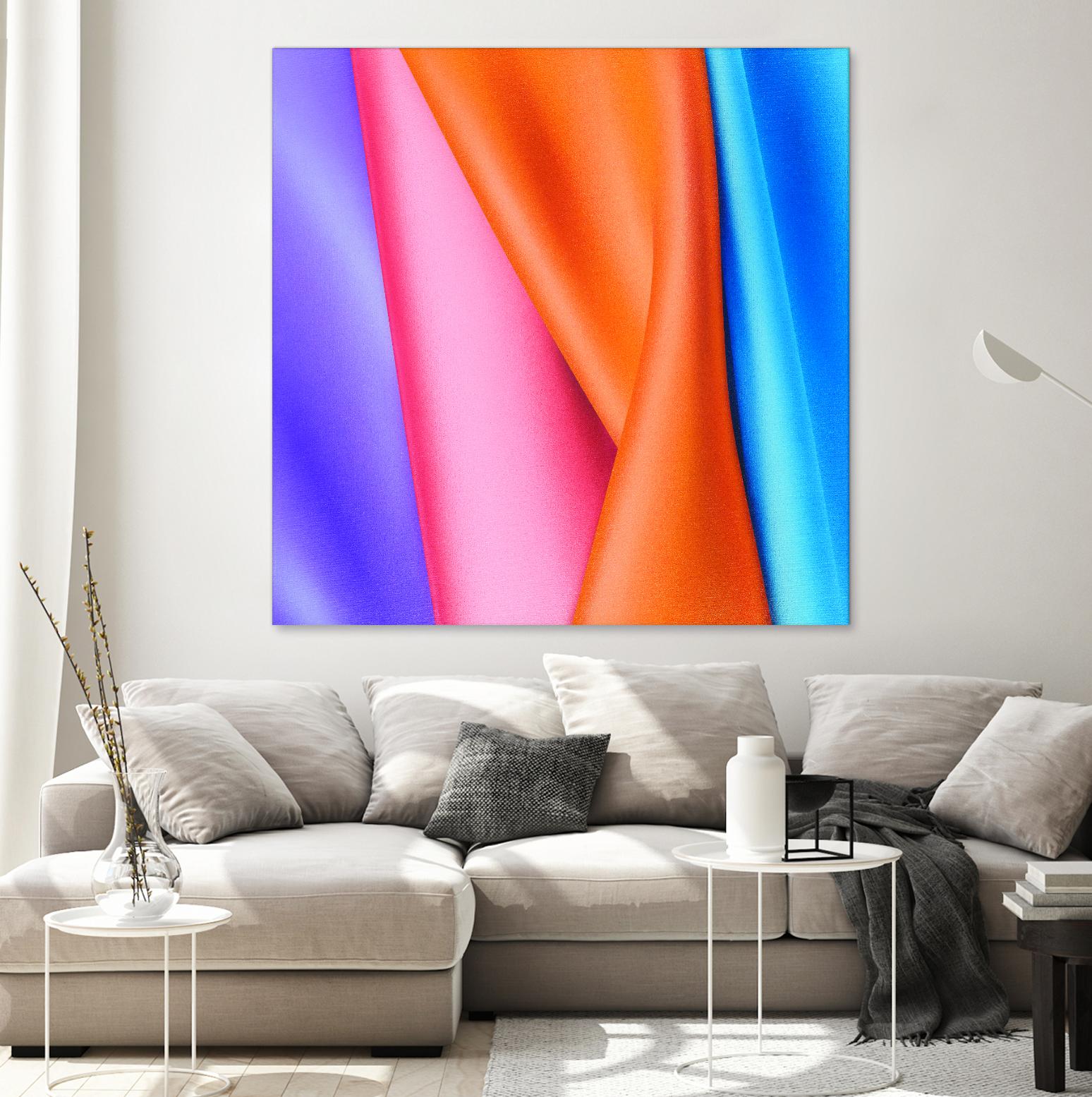 TANGO - original by Celine Cimon on GIANT ART - orange abstract canadian