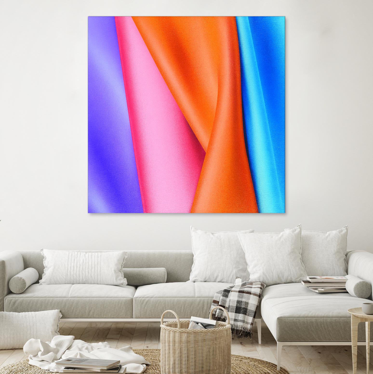 TANGO - original by Celine Cimon on GIANT ART - orange abstract canadian