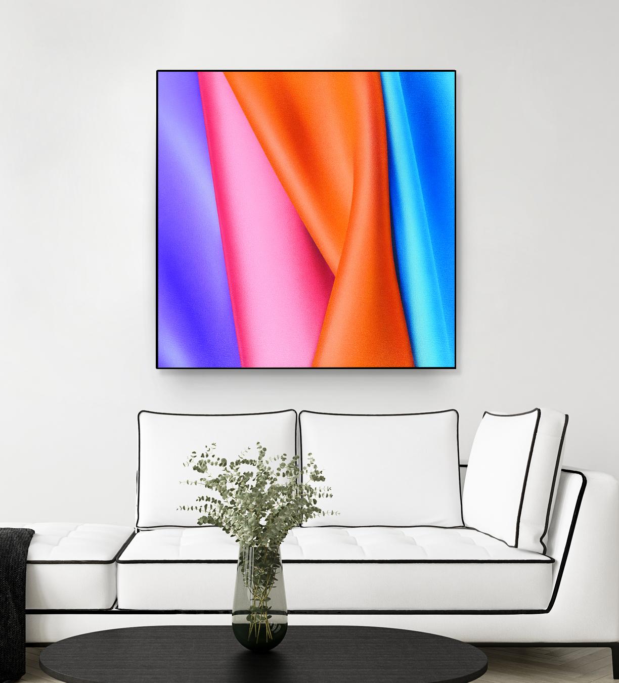 TANGO - original by Celine Cimon on GIANT ART - orange abstract canadian