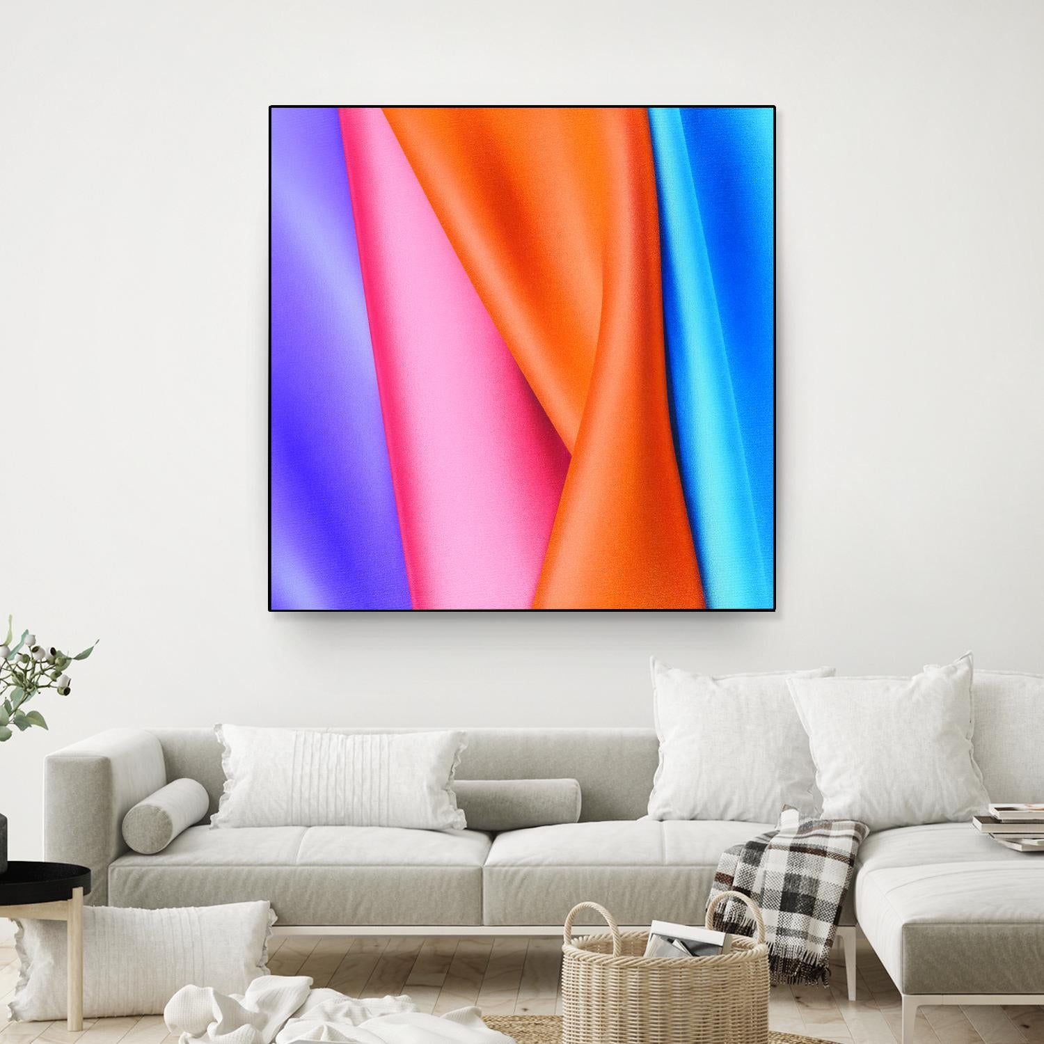 TANGO - original by Celine Cimon on GIANT ART - orange abstract canadian