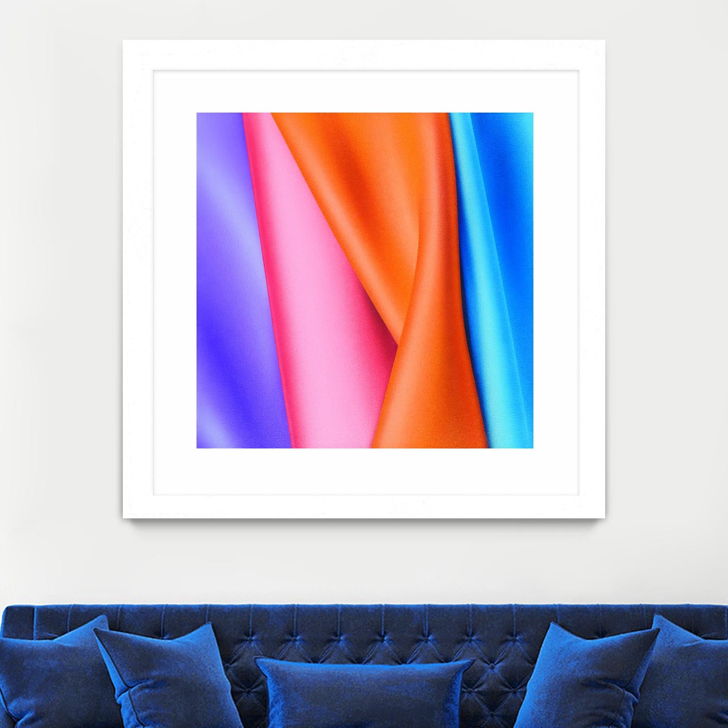 TANGO - original by Celine Cimon on GIANT ART - orange abstract canadian