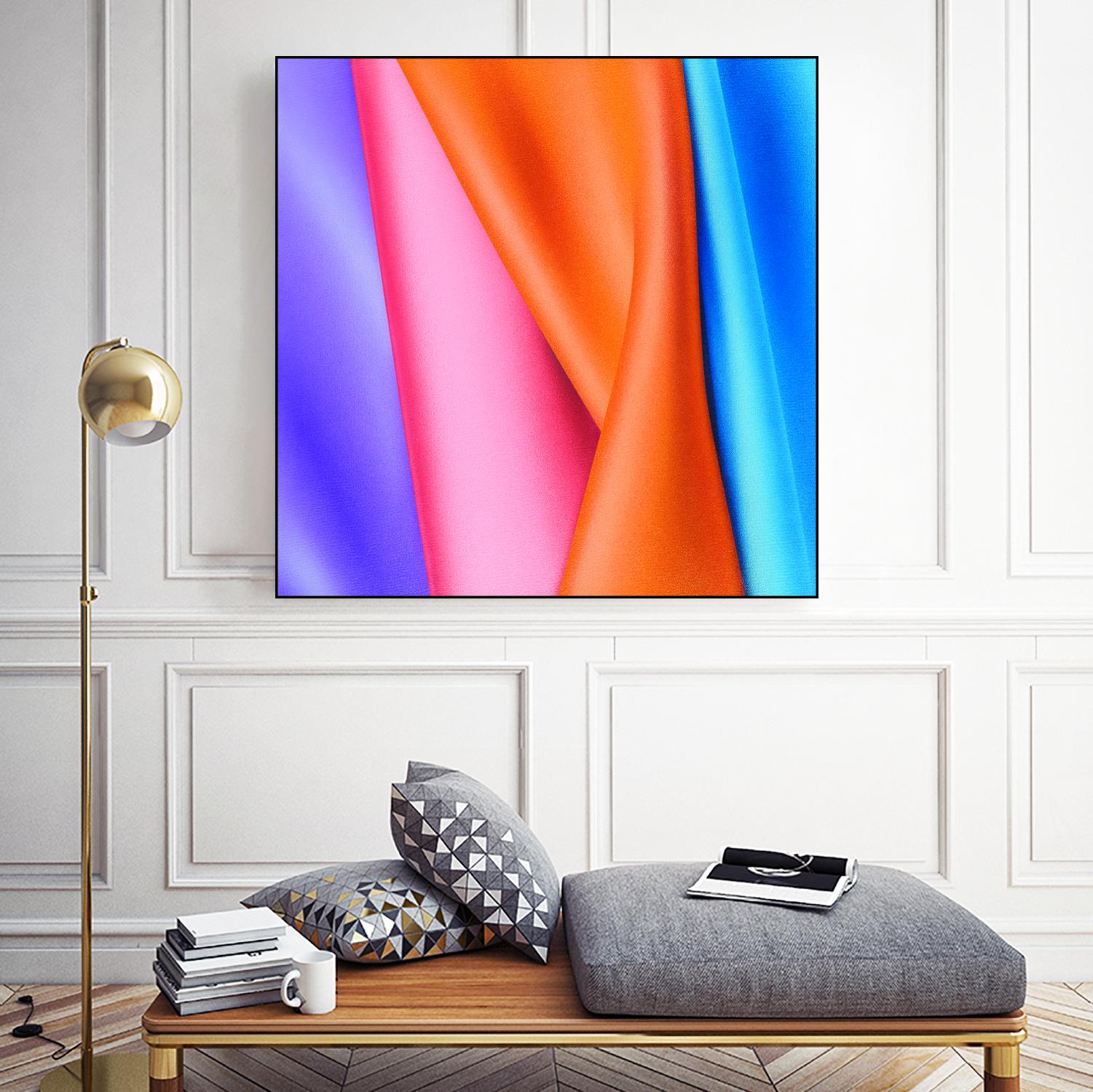 TANGO - original by Celine Cimon on GIANT ART - orange abstract canadian