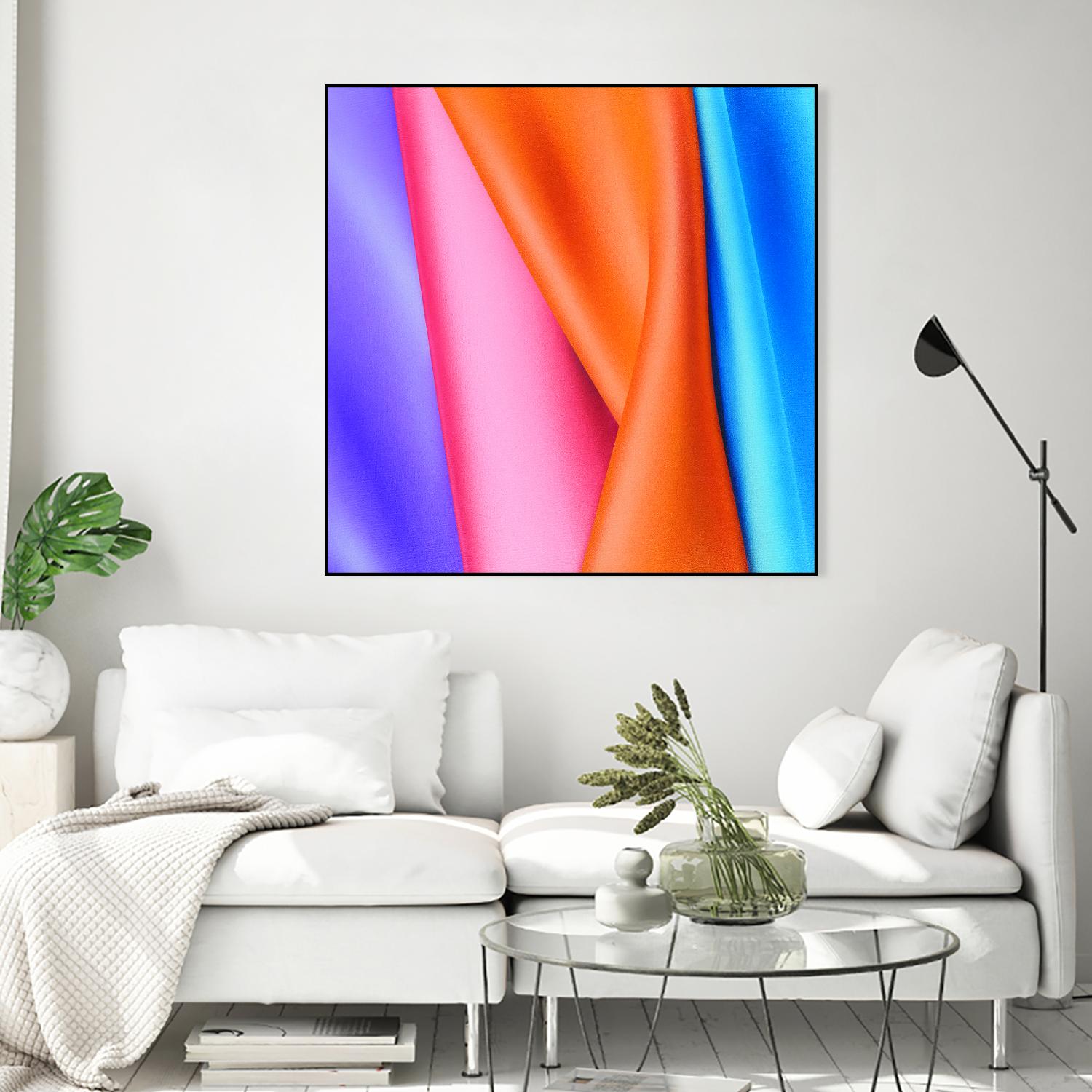 TANGO - original by Celine Cimon on GIANT ART - orange abstract canadian