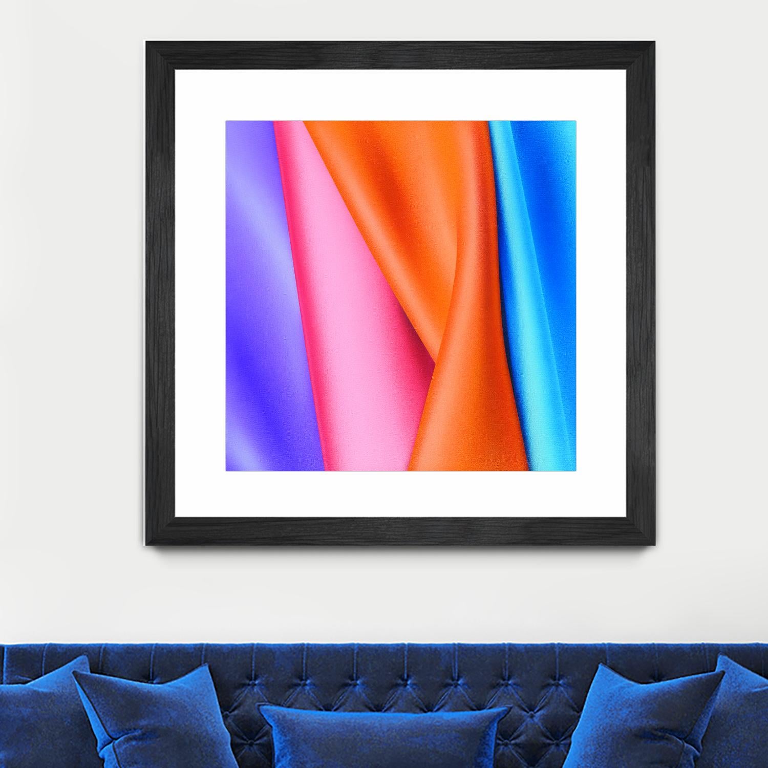 TANGO - original by Celine Cimon on GIANT ART - orange abstract canadian