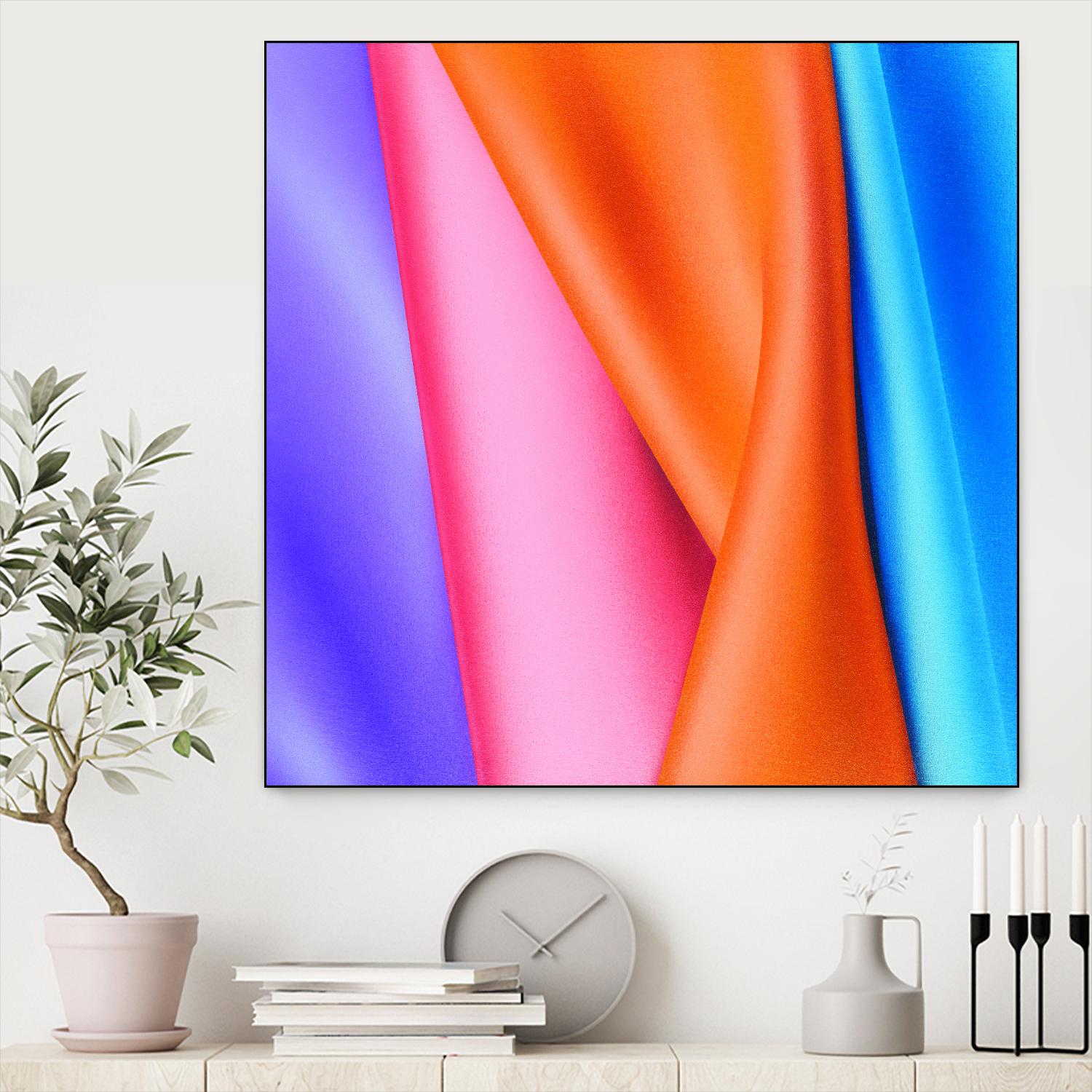 TANGO - original by Celine Cimon on GIANT ART - orange abstract canadian