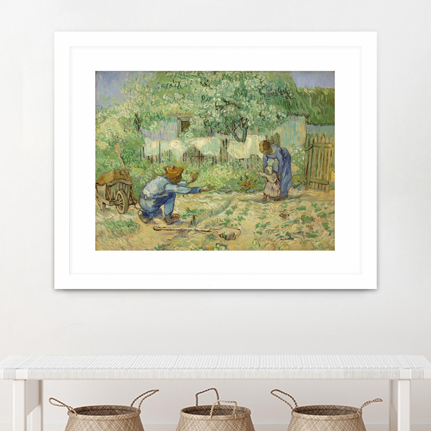 First Steps, after Millet by Vicent van Gogh on GIANT ART