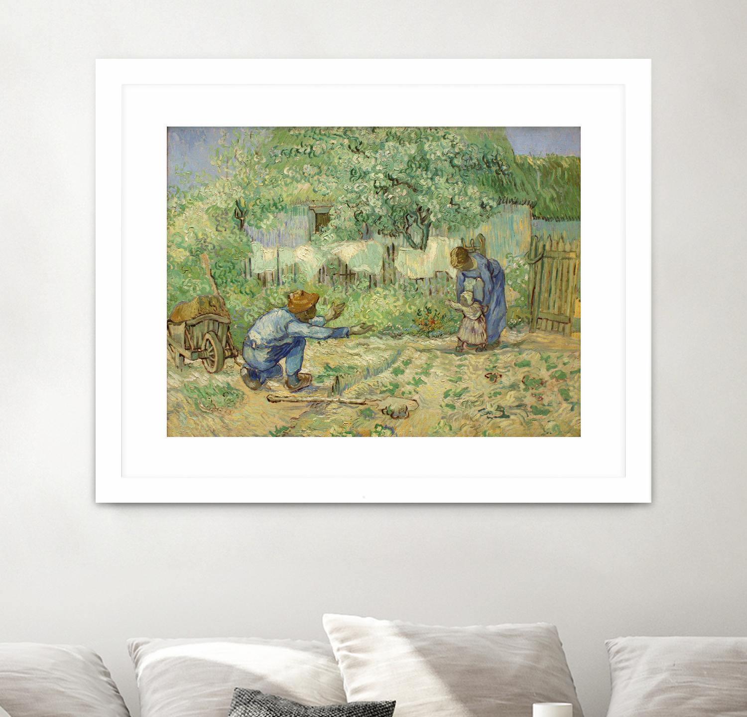First Steps, after Millet by Vicent van Gogh on GIANT ART