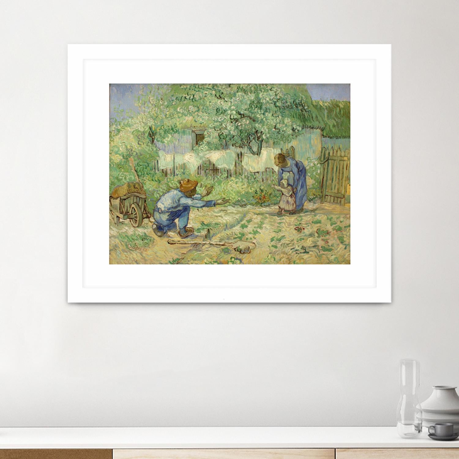 First Steps, after Millet by Vicent van Gogh on GIANT ART
