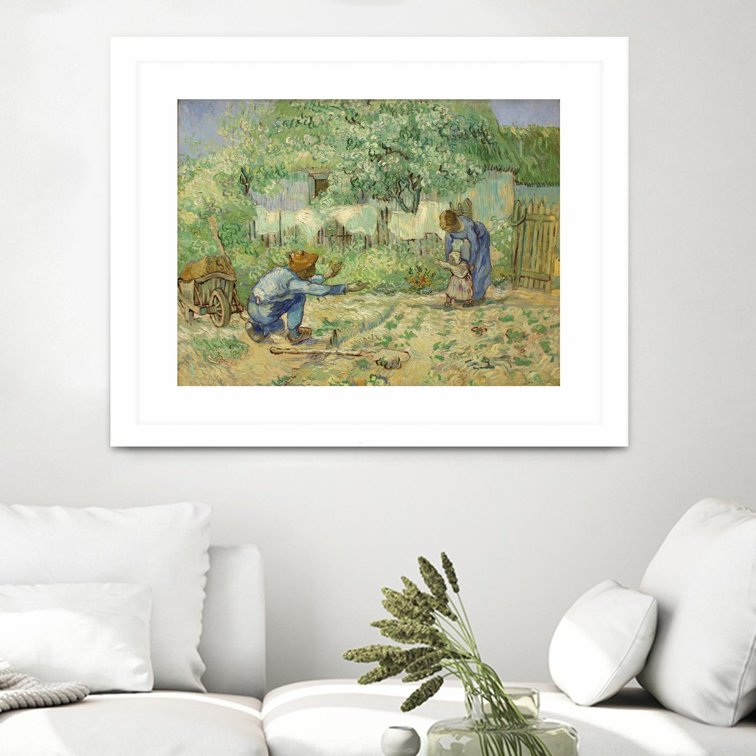First Steps, after Millet by Vicent van Gogh on GIANT ART