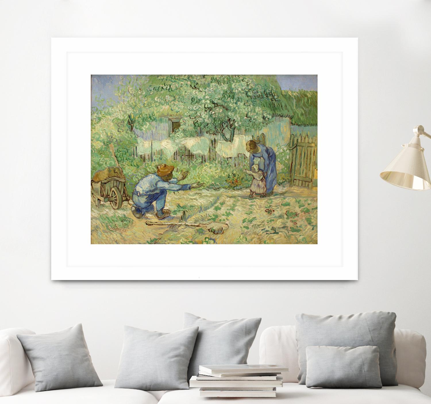 First Steps, after Millet by Vicent van Gogh on GIANT ART