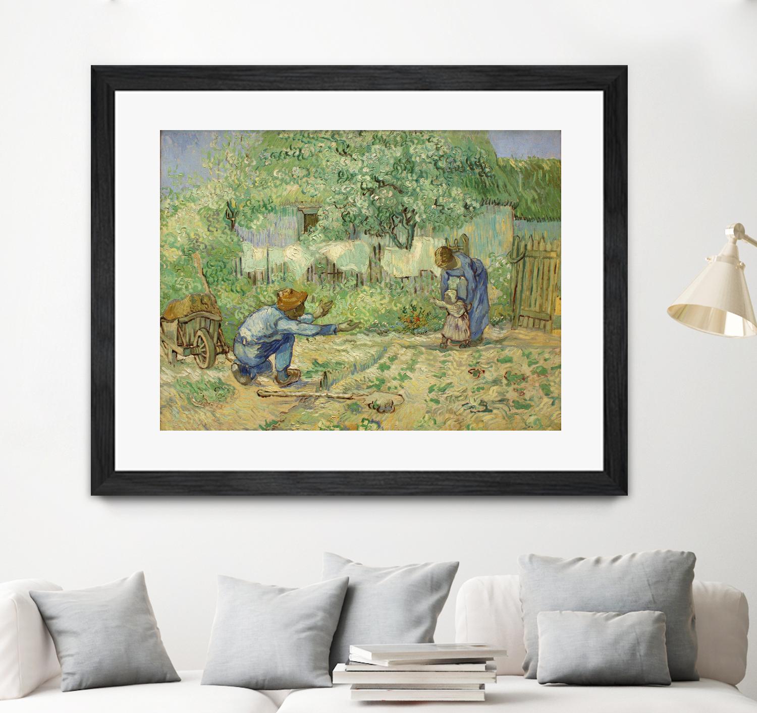 First Steps, after Millet by Vicent van Gogh on GIANT ART