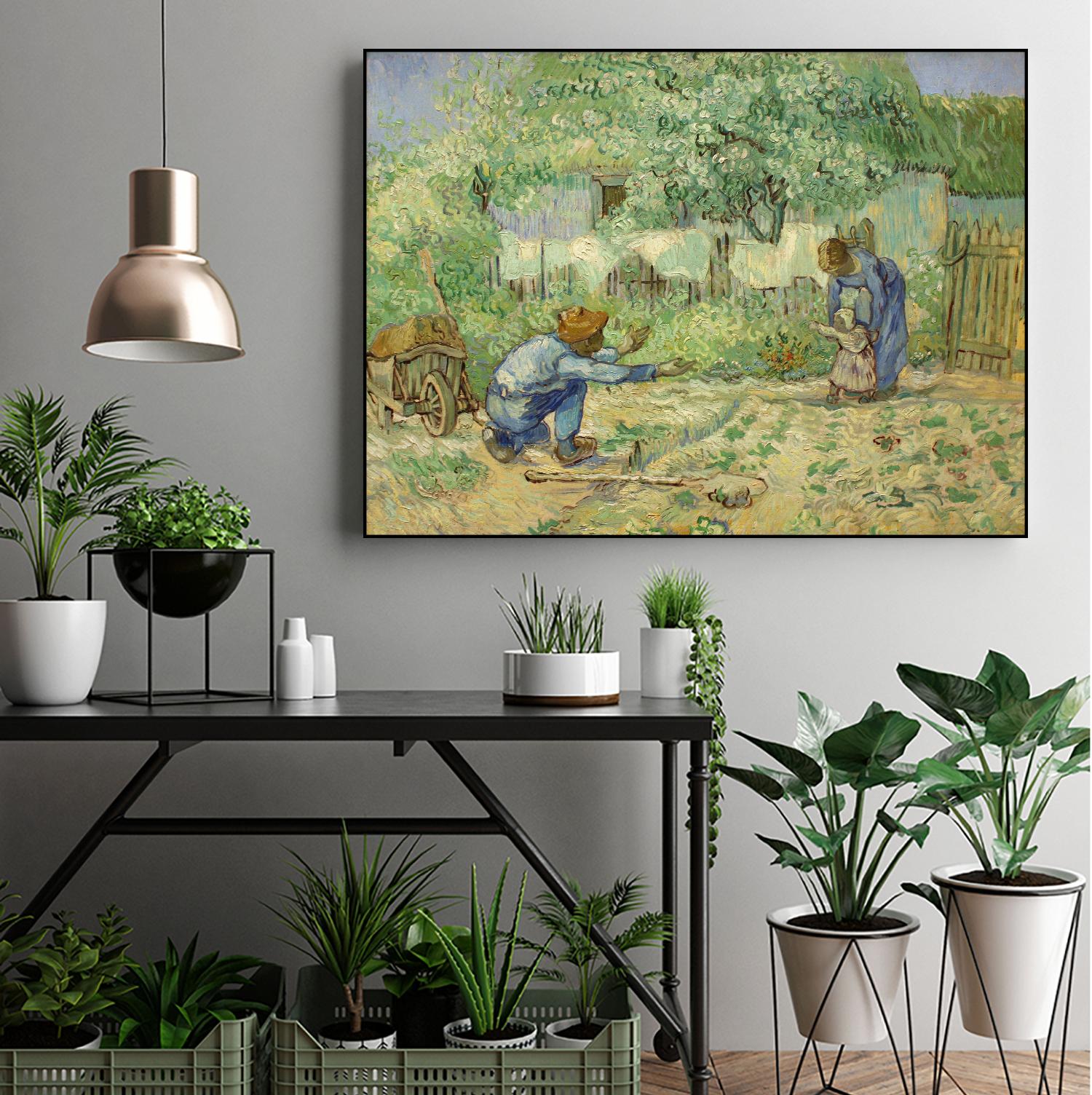 First Steps, after Millet by Vicent Van Gogh on GIANT ART