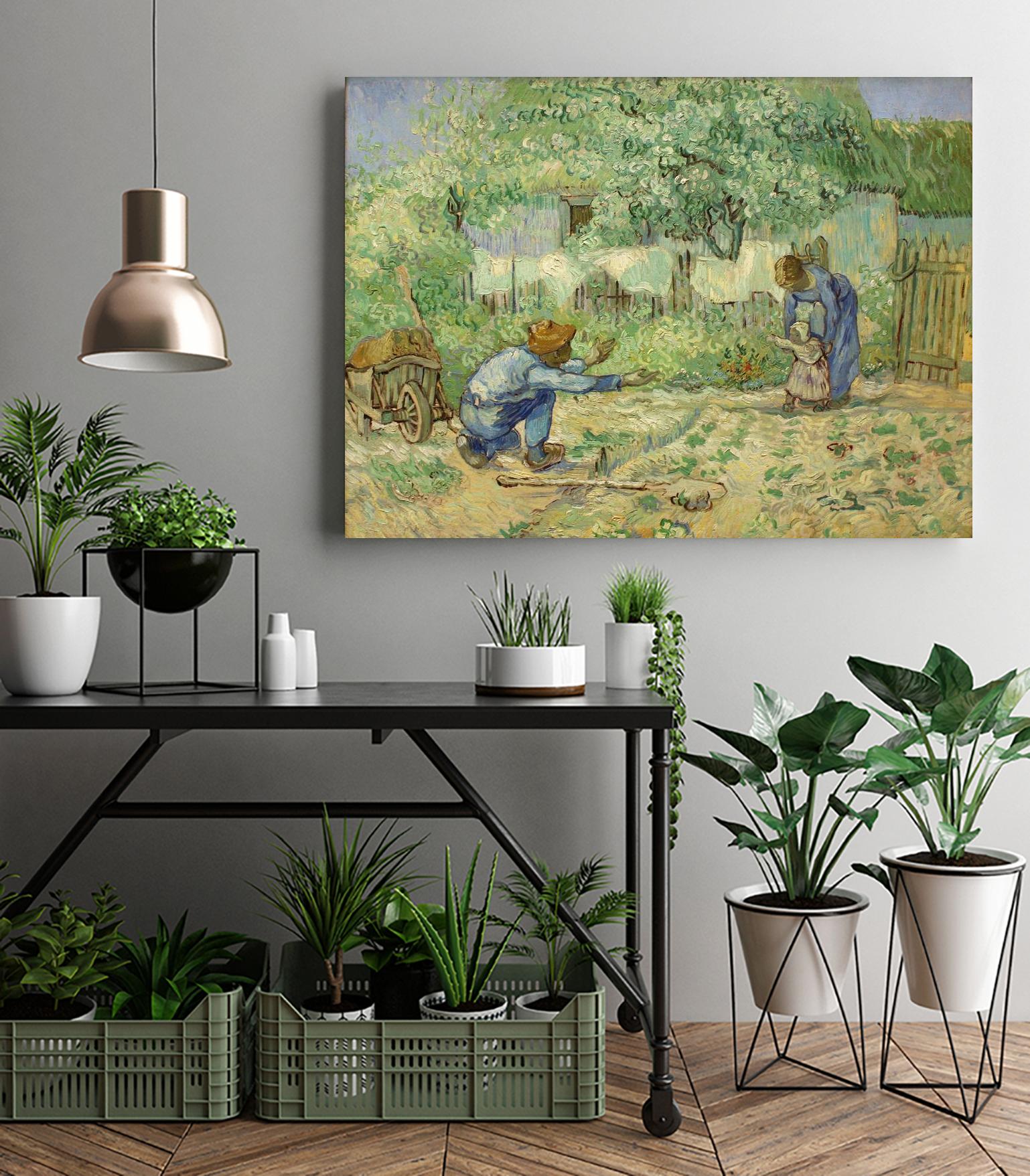 First Steps, after Millet by Vicent van Gogh on GIANT ART