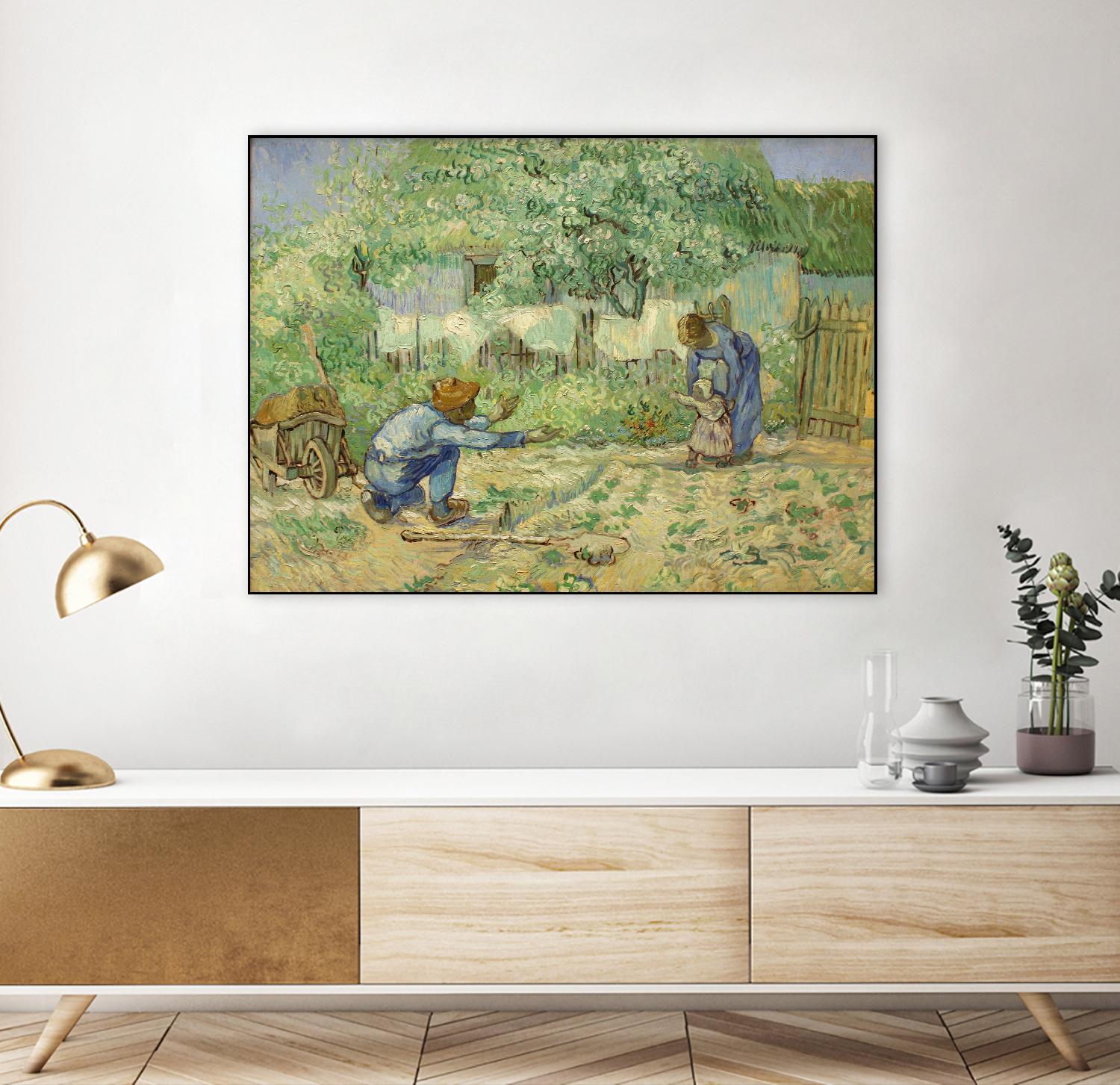 First Steps, after Millet by Vicent Van Gogh on GIANT ART