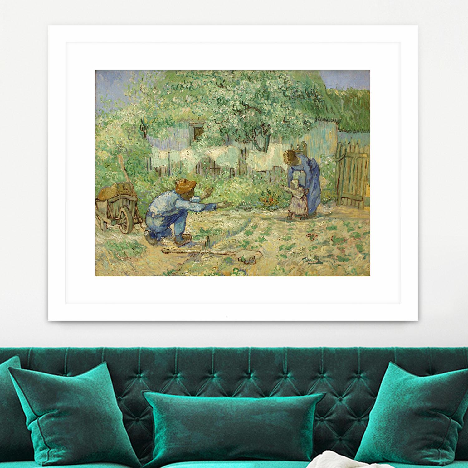First Steps, after Millet by Vicent van Gogh on GIANT ART