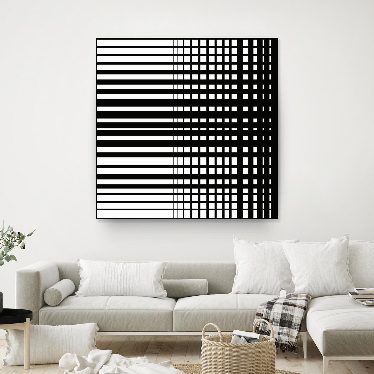 Vibing I by Daleno Art on GIANT ART - white patterns abstrait