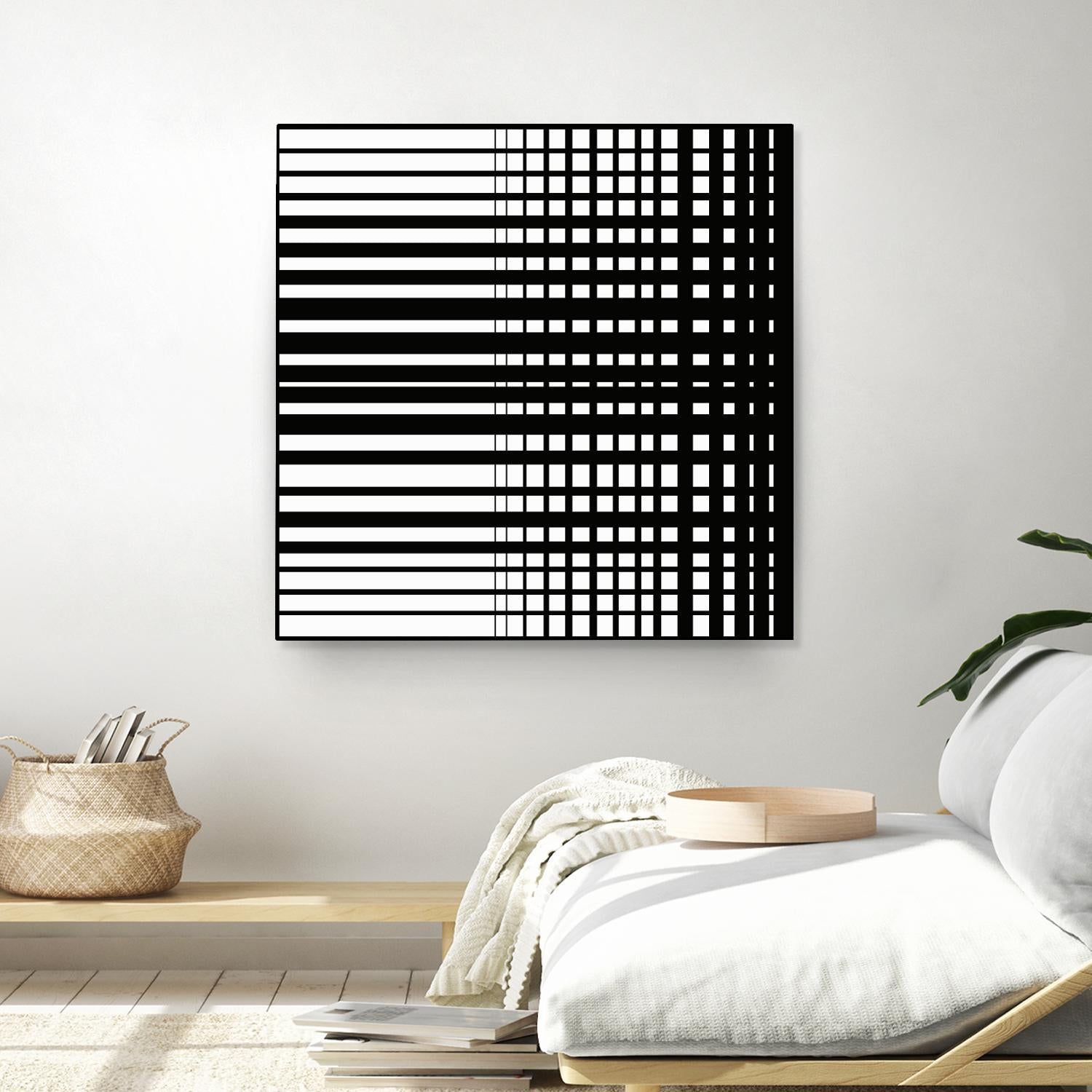 Vibing I by Daleno Art on GIANT ART - white patterns abstrait