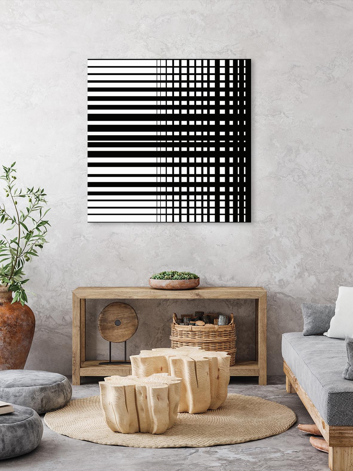 Vibing I by Daleno Art on GIANT ART - white patterns abstrait