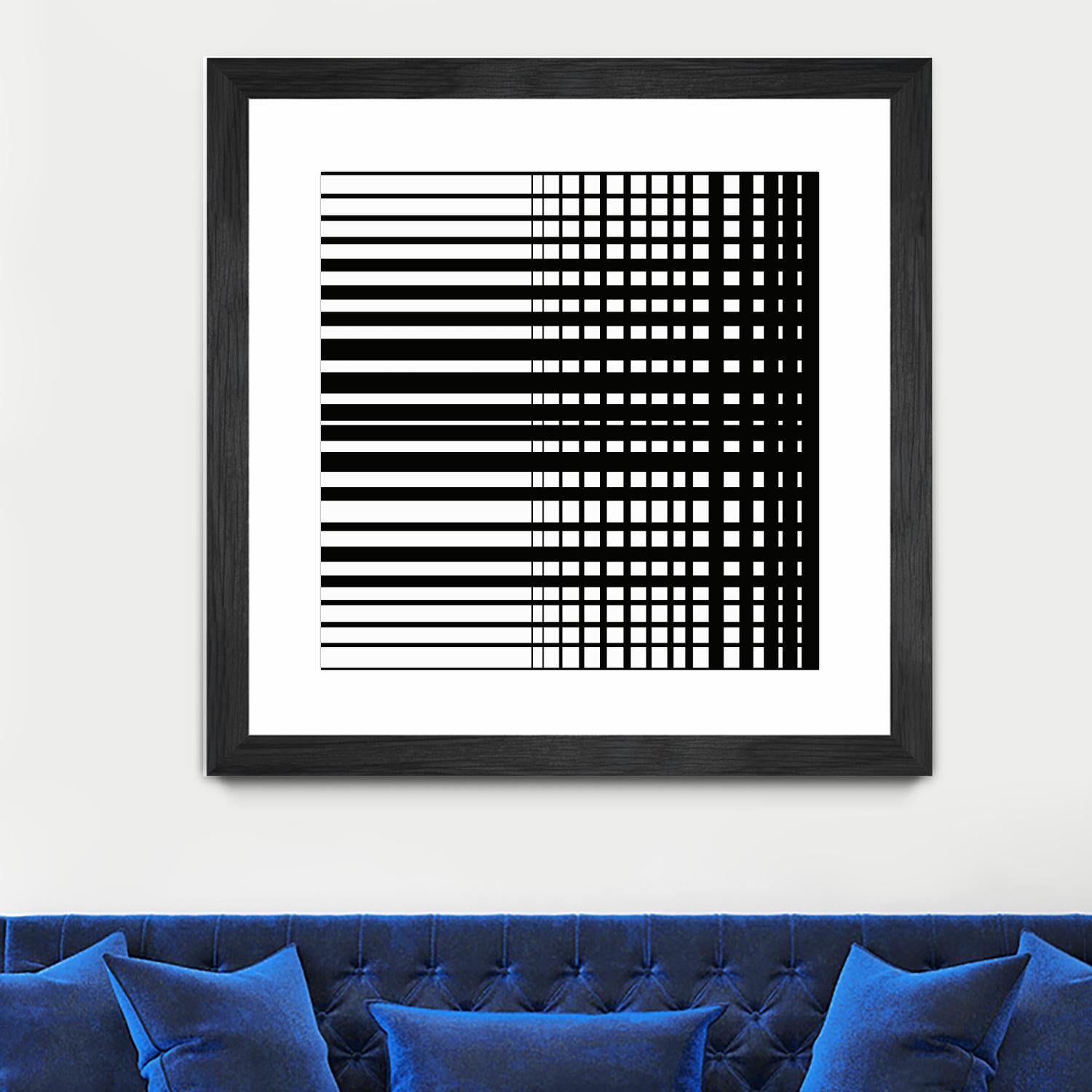 Vibing I by Daleno Art on GIANT ART - white patterns abstrait