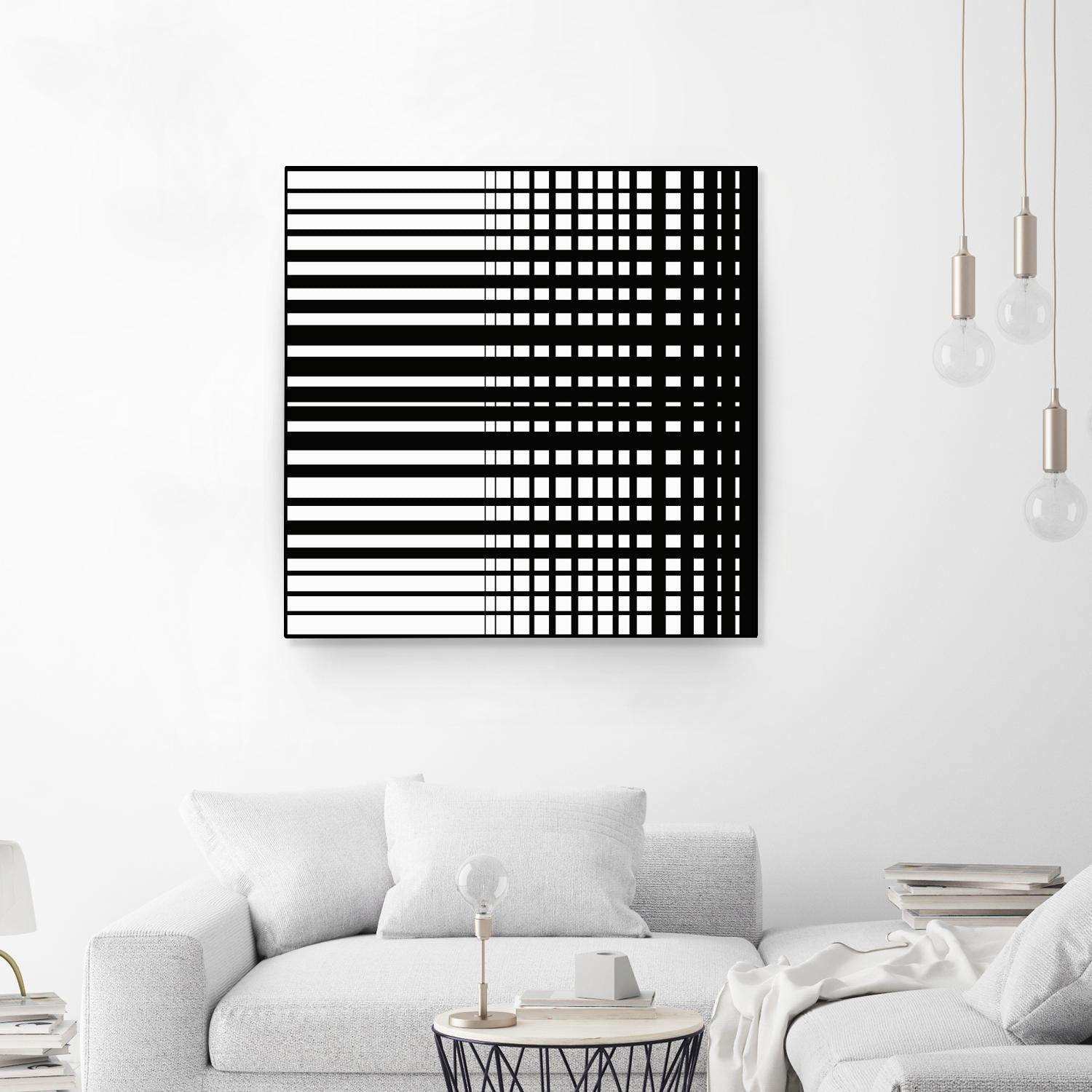 Vibing I by Daleno Art on GIANT ART - white patterns abstrait