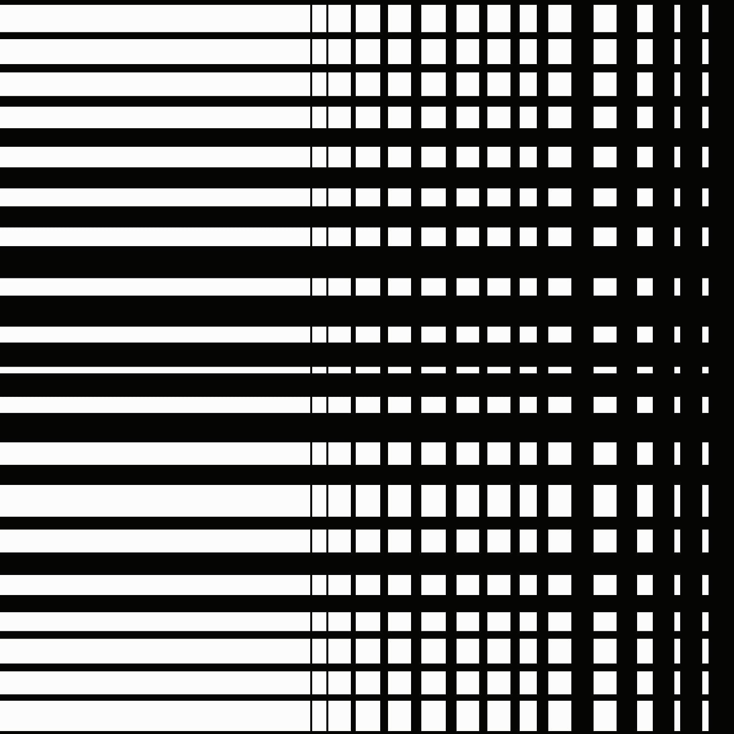 Vibing I by Daleno Art on GIANT ART - white patterns abstrait