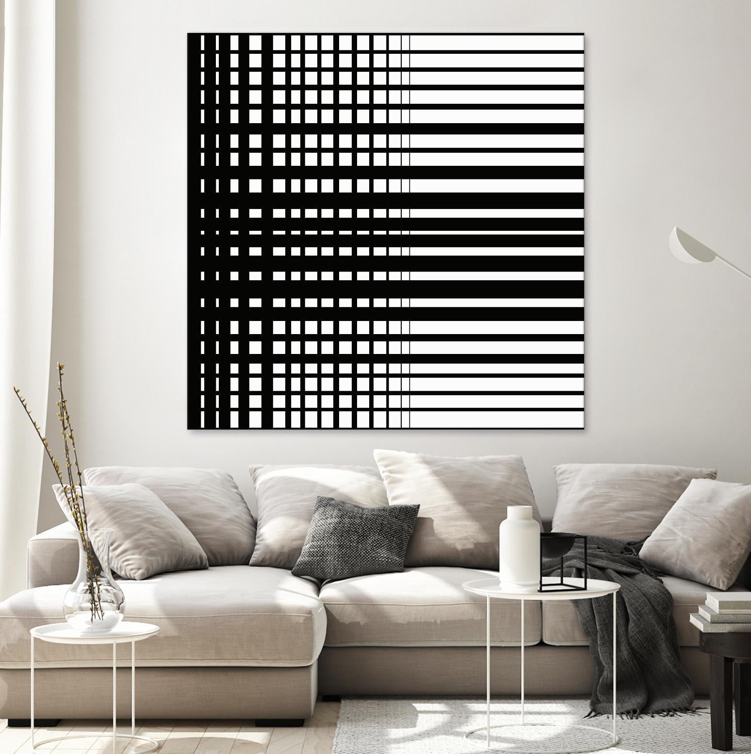 Vibing II by Daleno Art on GIANT ART - white patterns abstrait