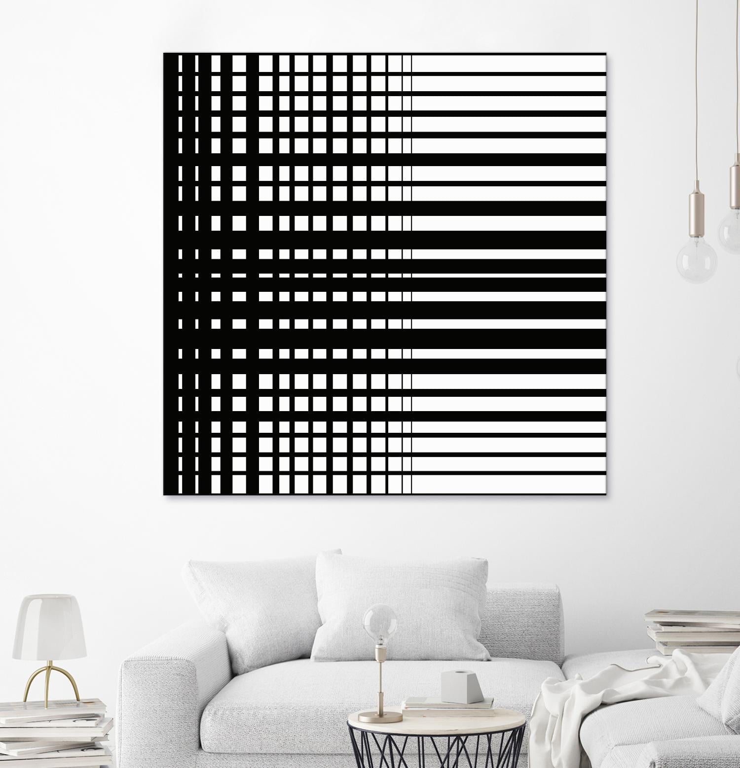 Vibing II by Daleno Art on GIANT ART - white patterns abstrait