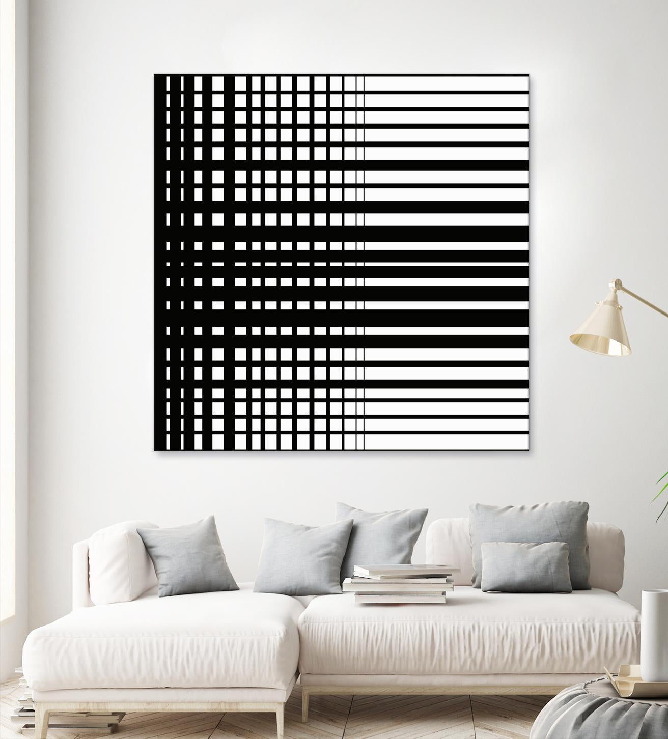 Vibing II by Daleno Art on GIANT ART - white patterns abstrait