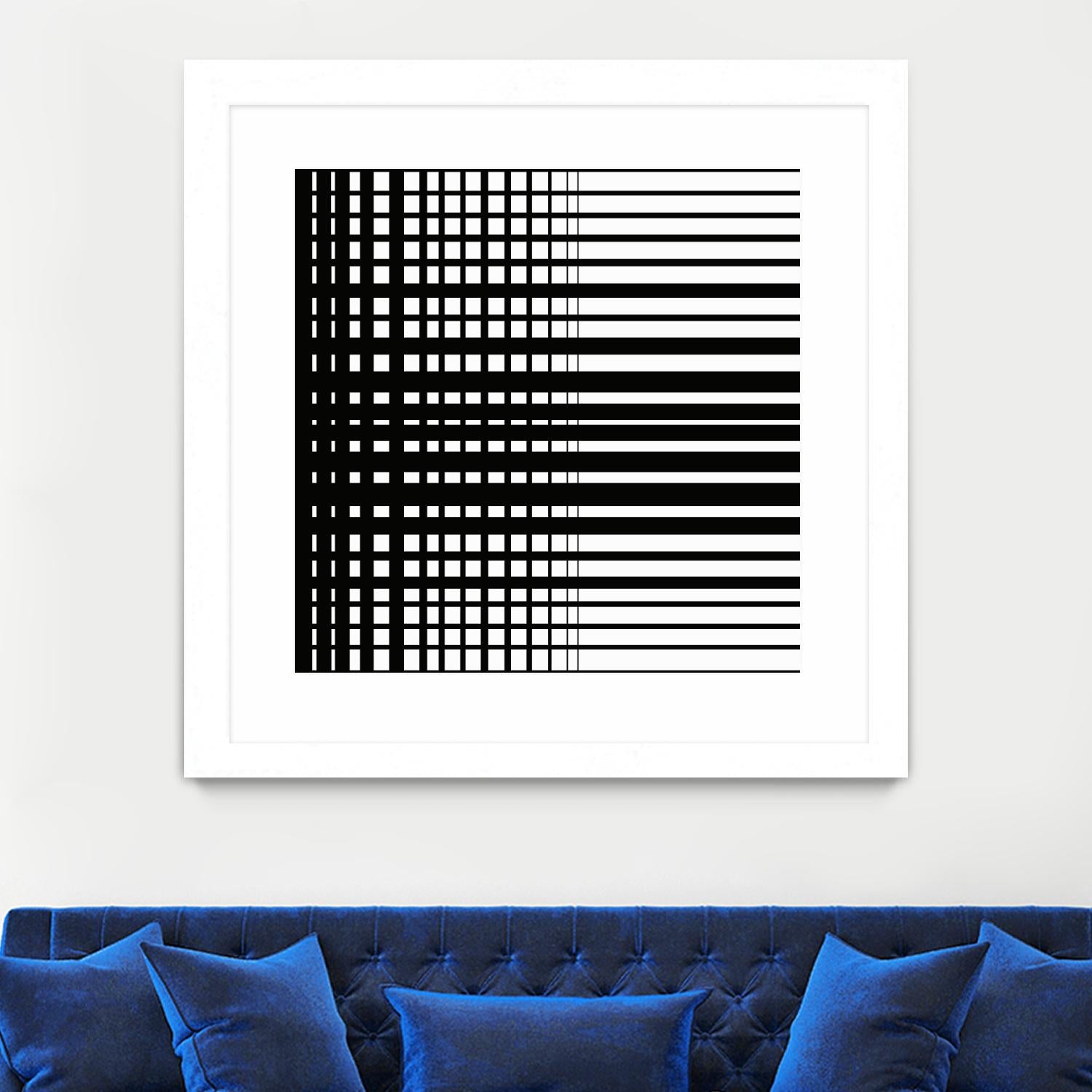 Vibing II by Daleno Art on GIANT ART - white patterns abstrait
