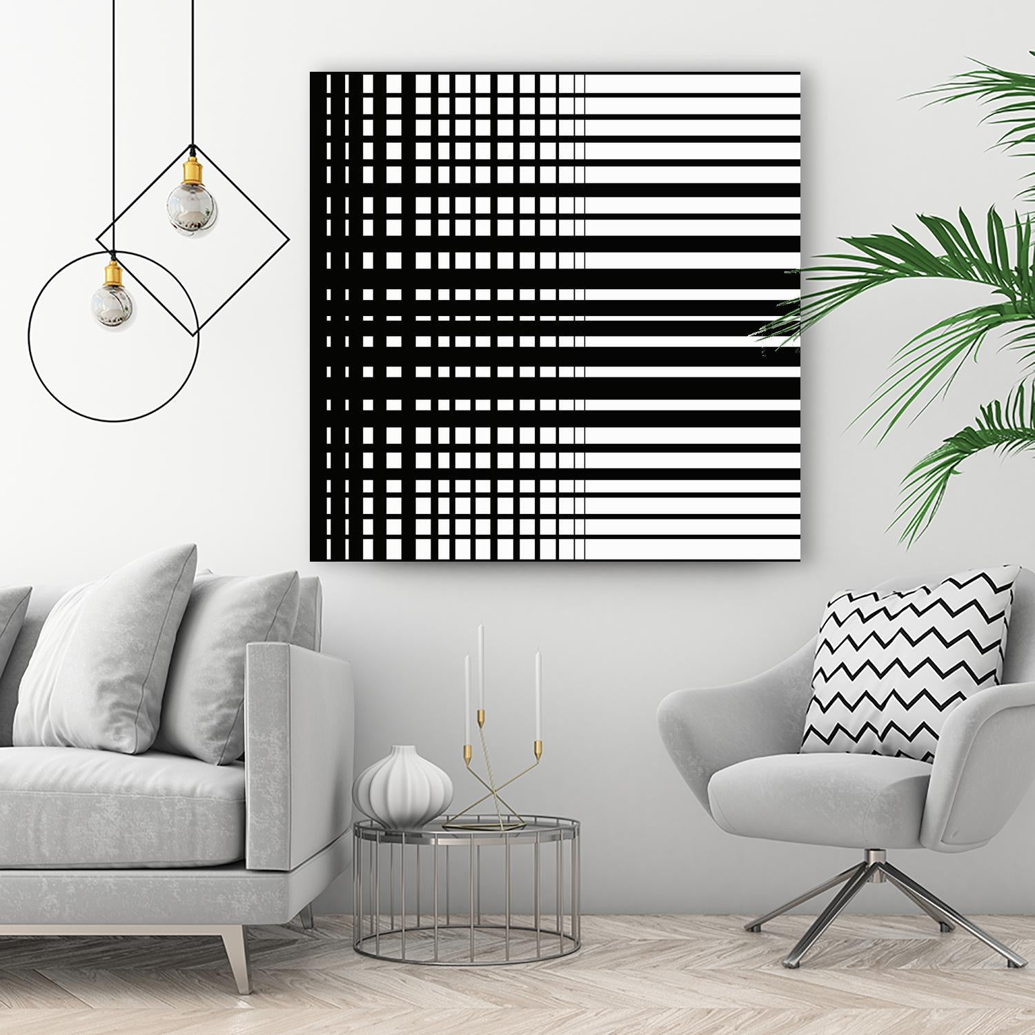 Vibing II by Daleno Art on GIANT ART - white patterns abstrait