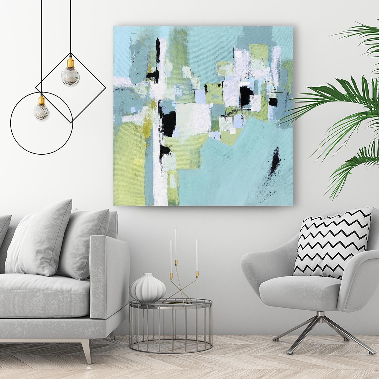 Obstructive Steps by Daleno Art on GIANT ART - green abstract abstract