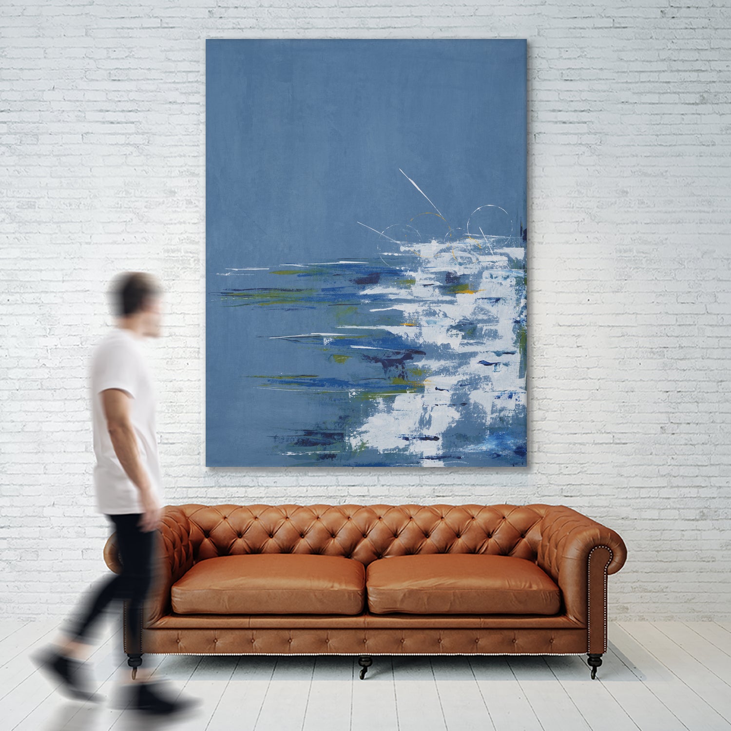 Tip Toe Surf by Daleno Art on GIANT ART - abstract