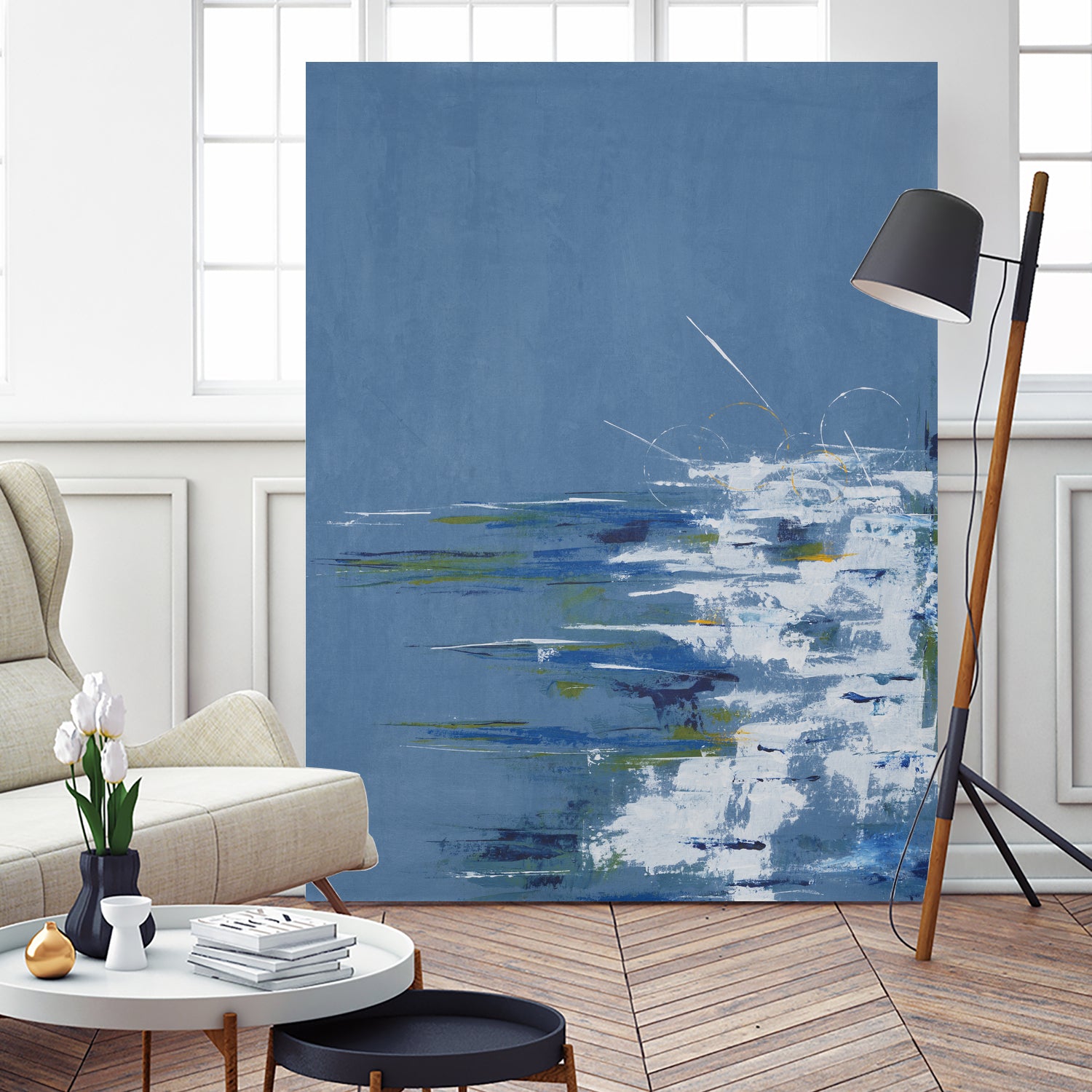 Tip Toe Surf by Daleno Art on GIANT ART - abstract