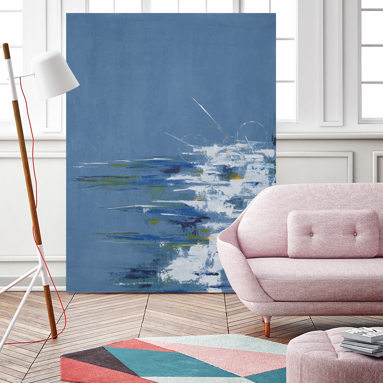 Tip Toe Surf by Daleno Art on GIANT ART - abstract