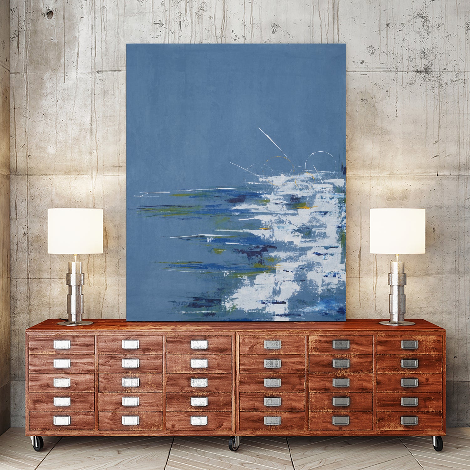 Tip Toe Surf by Daleno Art on GIANT ART - abstract