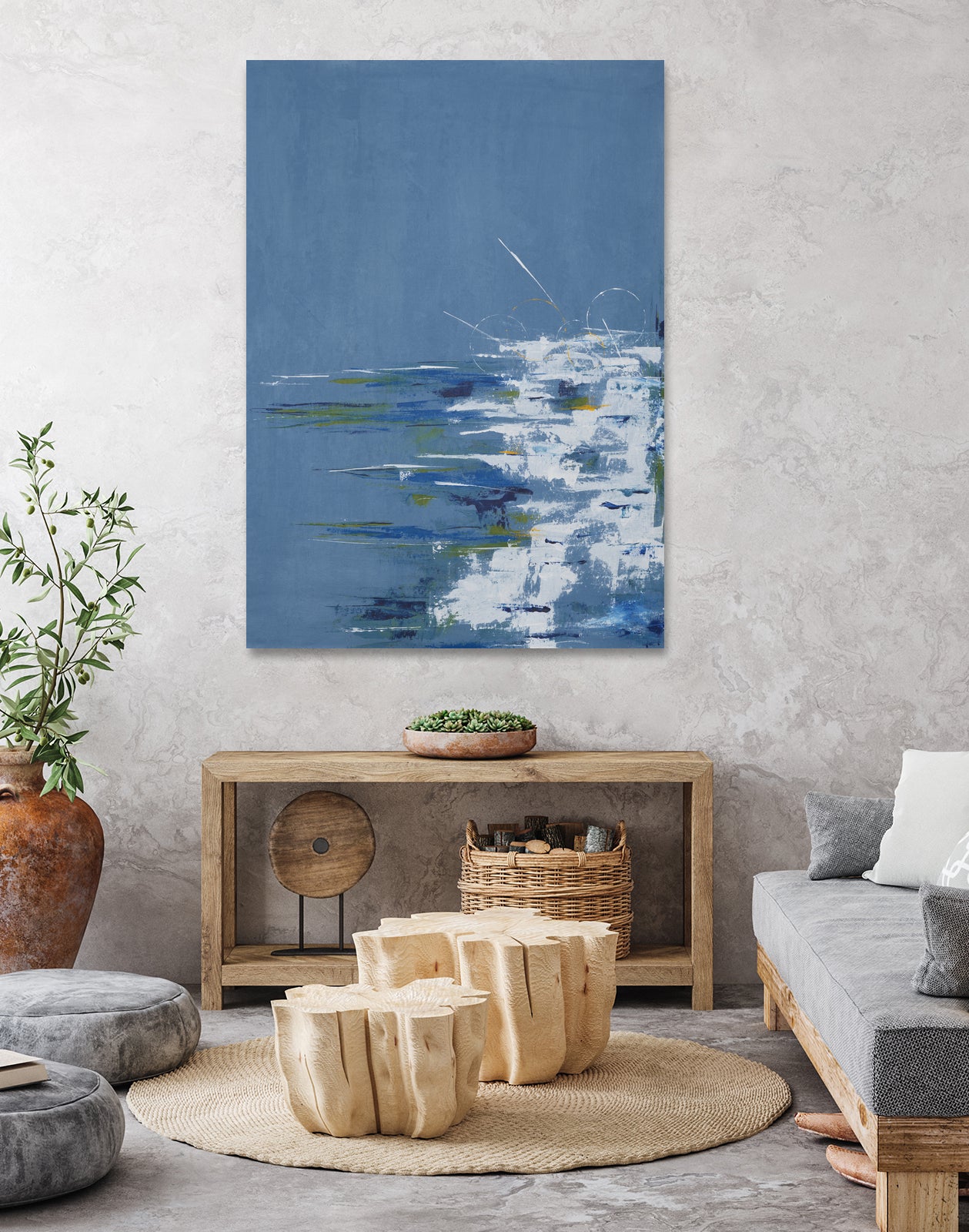 Tip Toe Surf by Daleno Art on GIANT ART - abstract