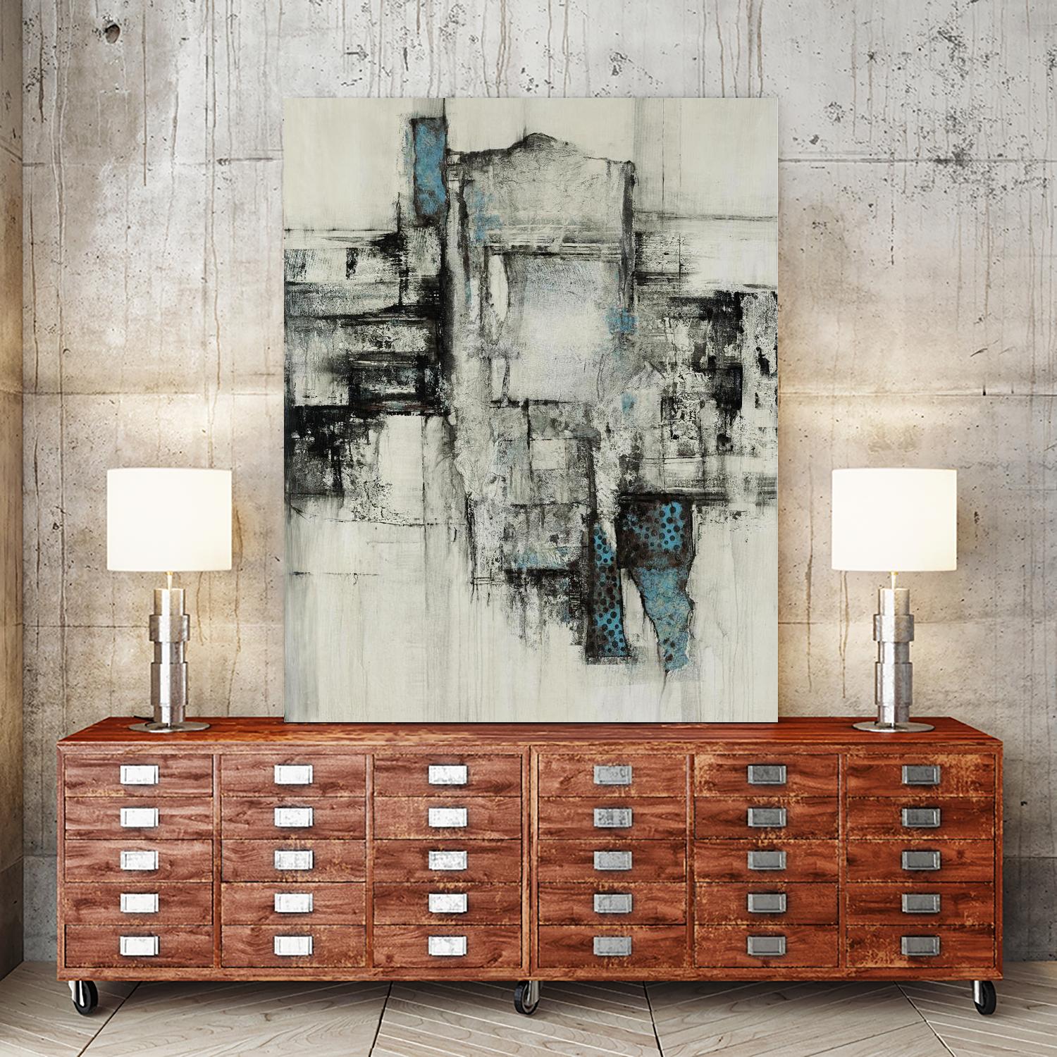 Paper Performance II by Daleno Art on GIANT ART - beige abstract abstract