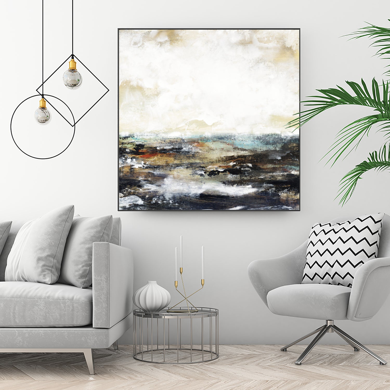 Troubled Waters I by Daleno Art on GIANT ART - multi abstract