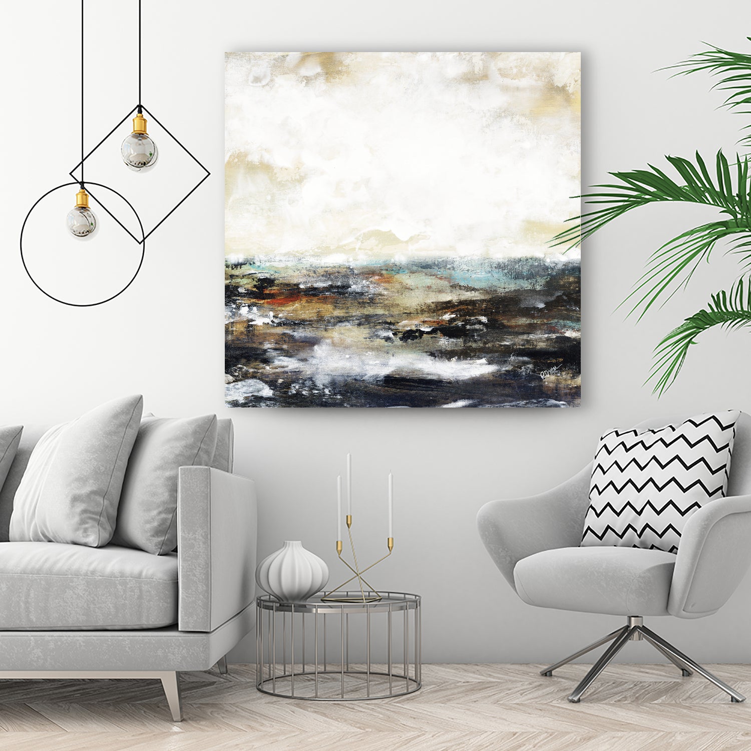 Troubled Waters I by Daleno Art on GIANT ART - multi abstract