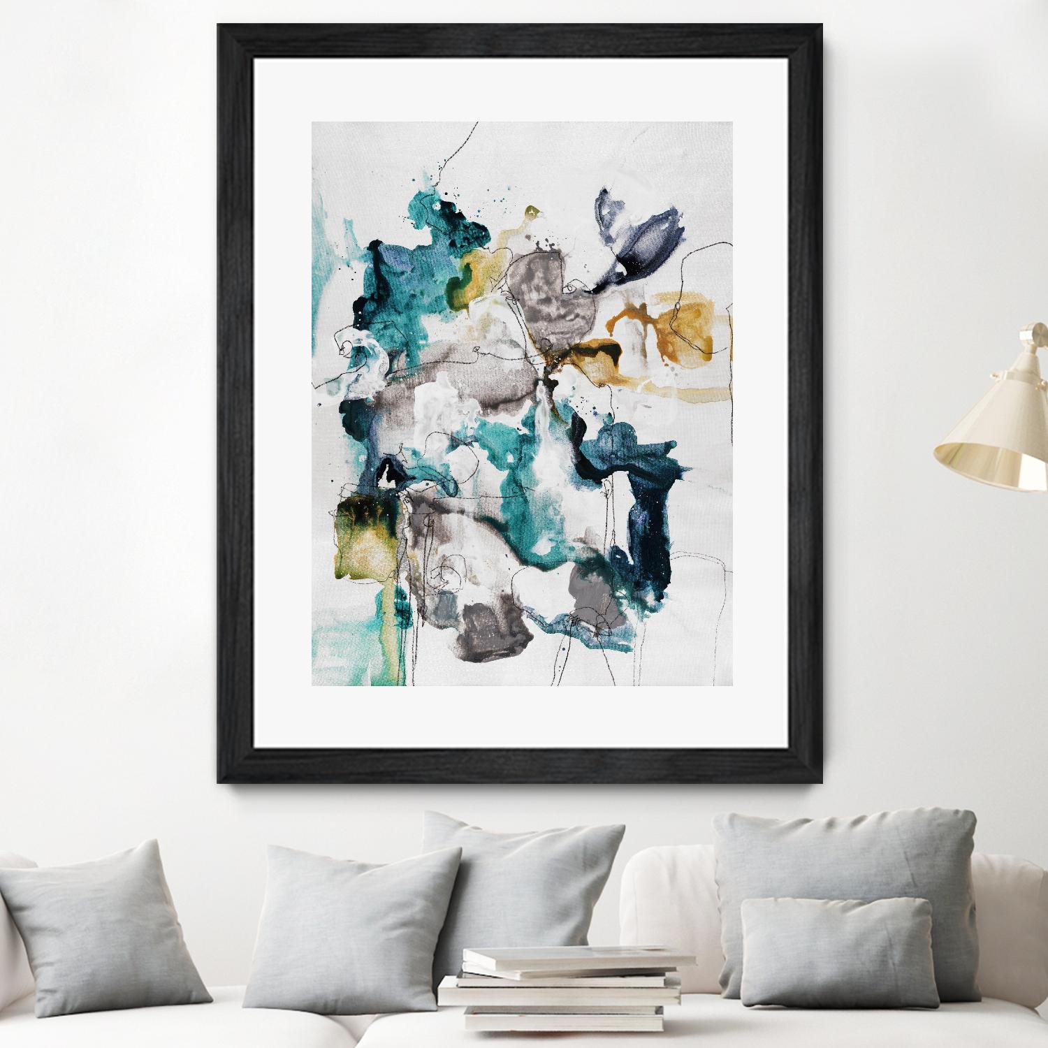 Diffuse II by Daleno Art on GIANT ART - green abstract abstrait