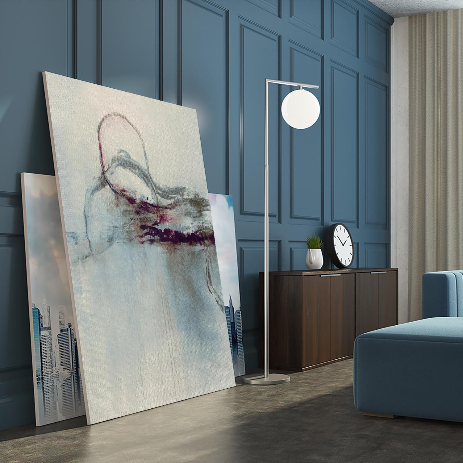 Precision Jump I by Daleno Art on GIANT ART - beige abstract