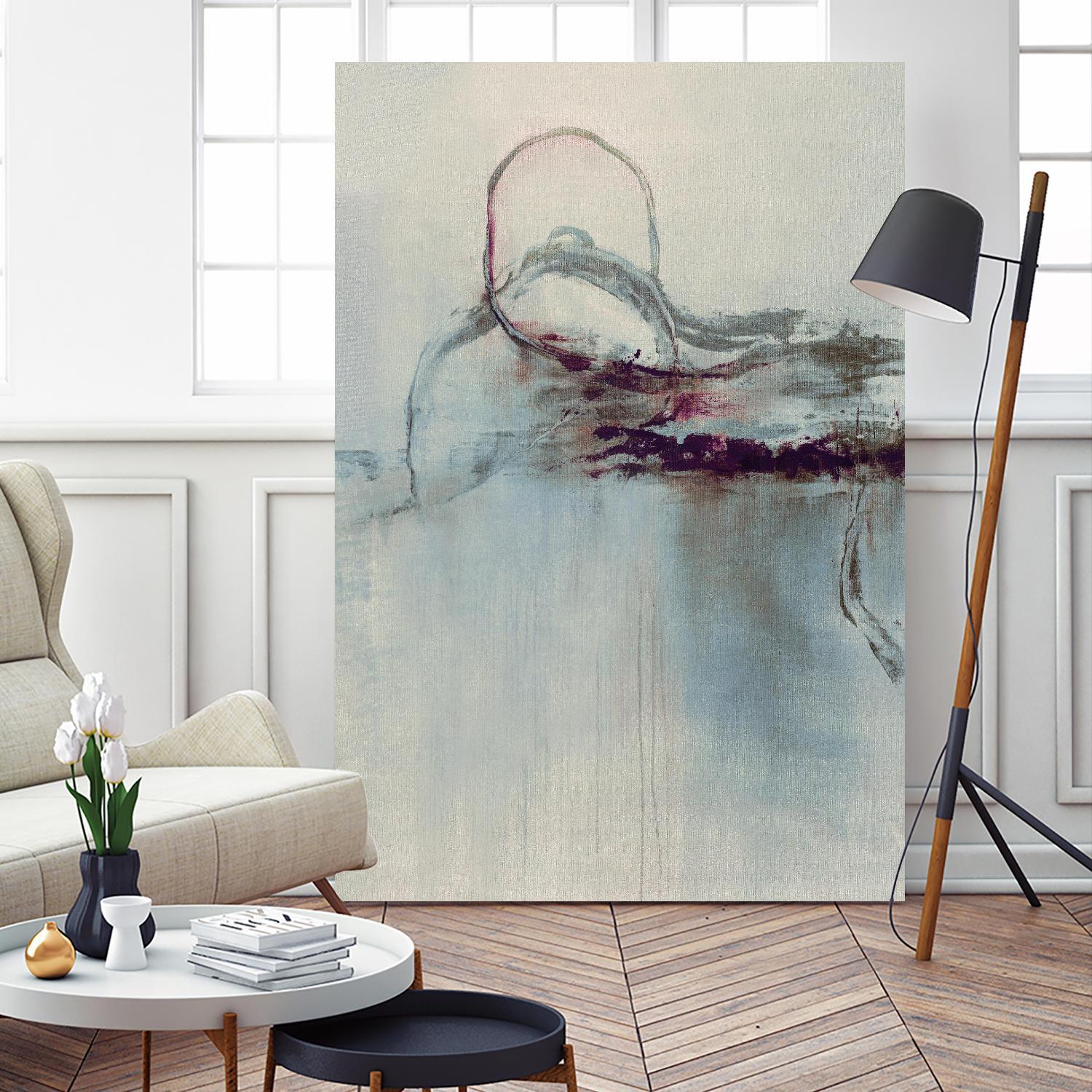 Precision Jump I by Daleno Art on GIANT ART - beige abstract