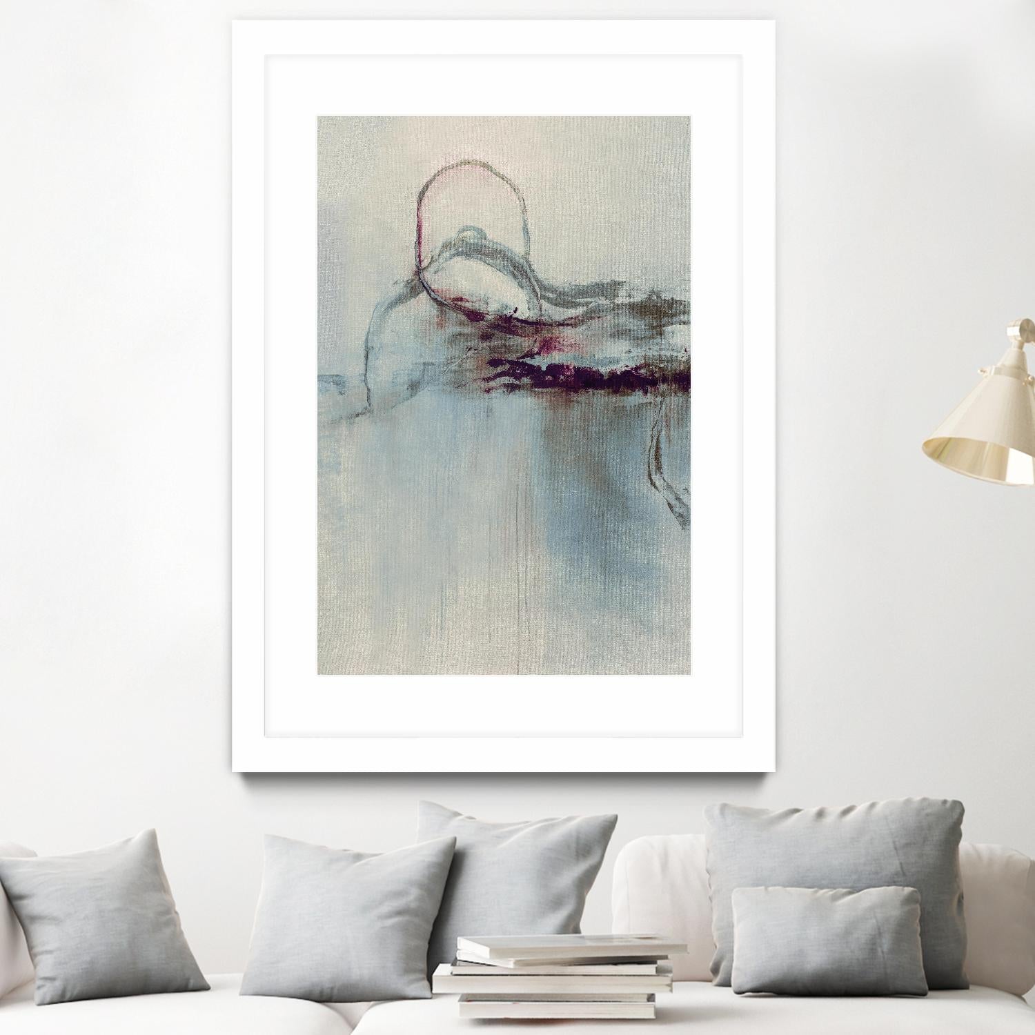 Precision Jump I by Daleno Art on GIANT ART - beige abstract