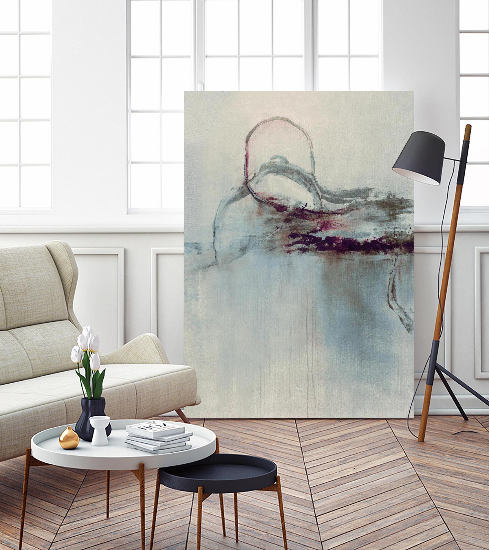 Precision Jump I by Daleno Art on GIANT ART - beige abstract