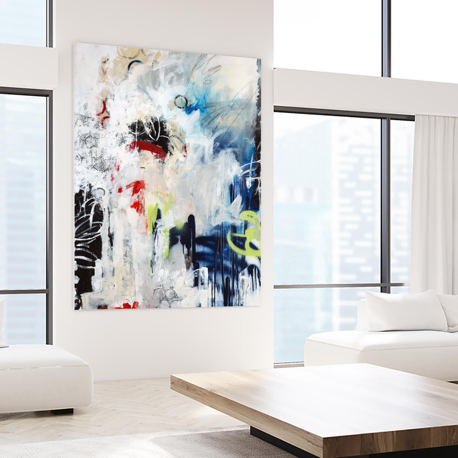 Painted Vase by Daleno Art on GIANT ART - abstract