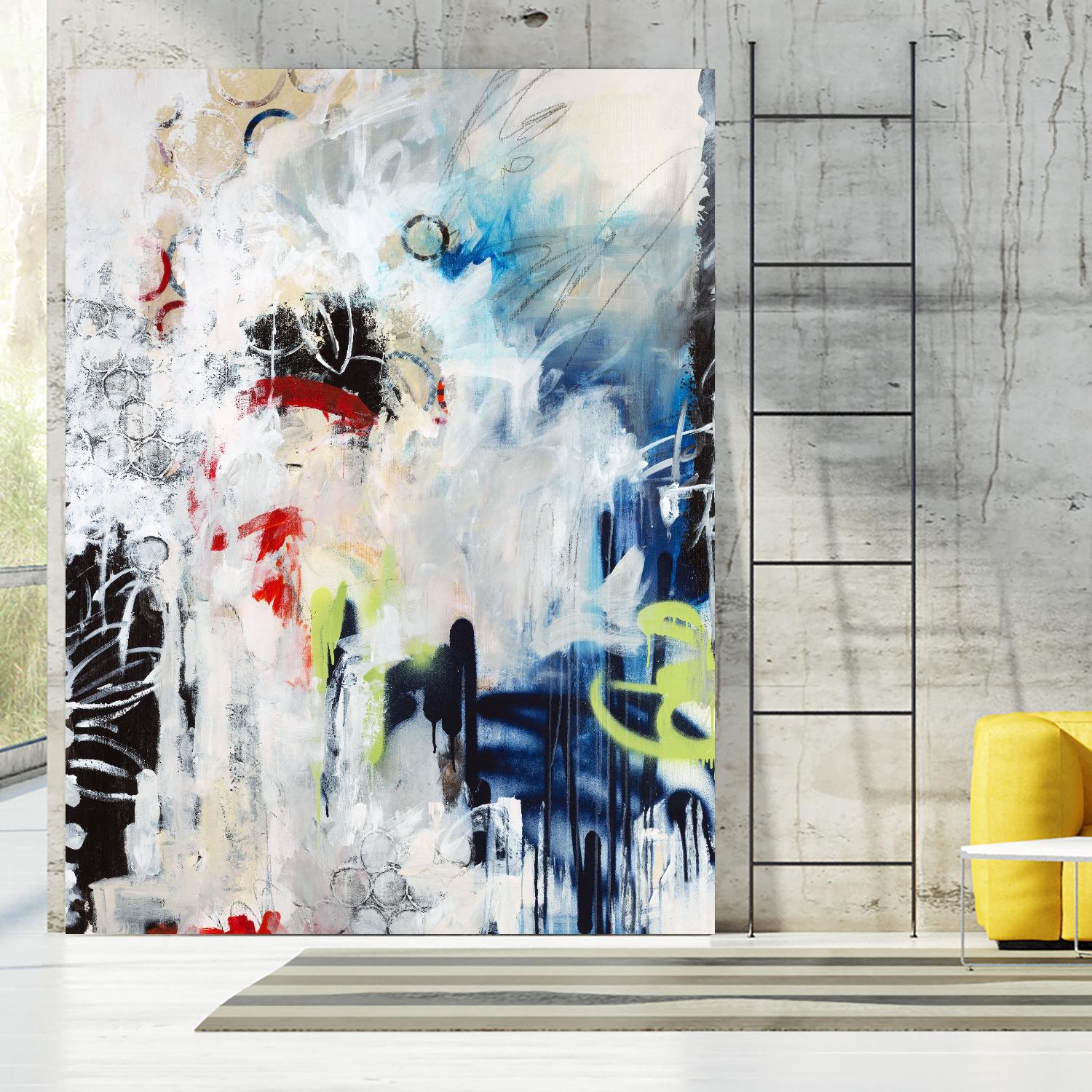 Painted Vase by Daleno Art on GIANT ART - abstract