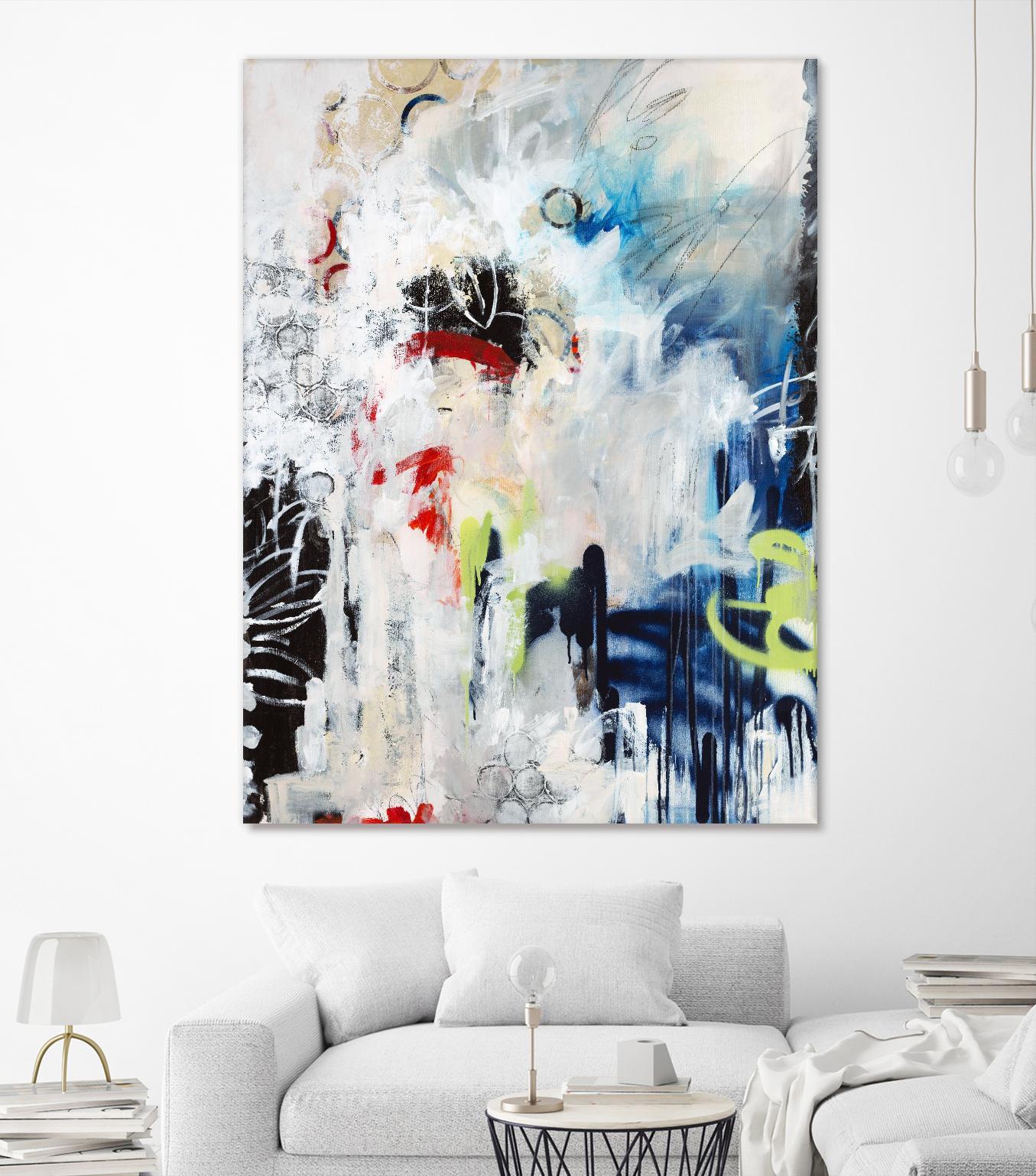 Painted Vase by Daleno Art on GIANT ART - abstract