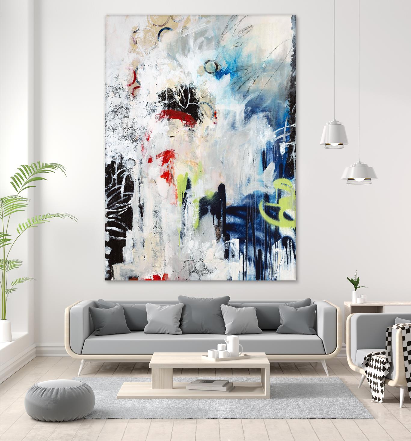 Painted Vase by Daleno Art on GIANT ART - abstract