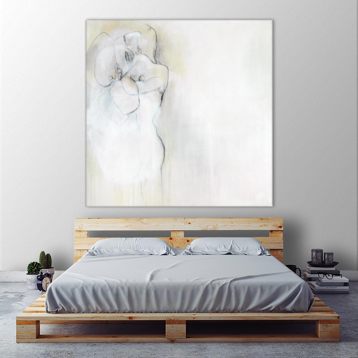 Together in Peace by Daleno Art on GIANT ART - white abstract abstrait