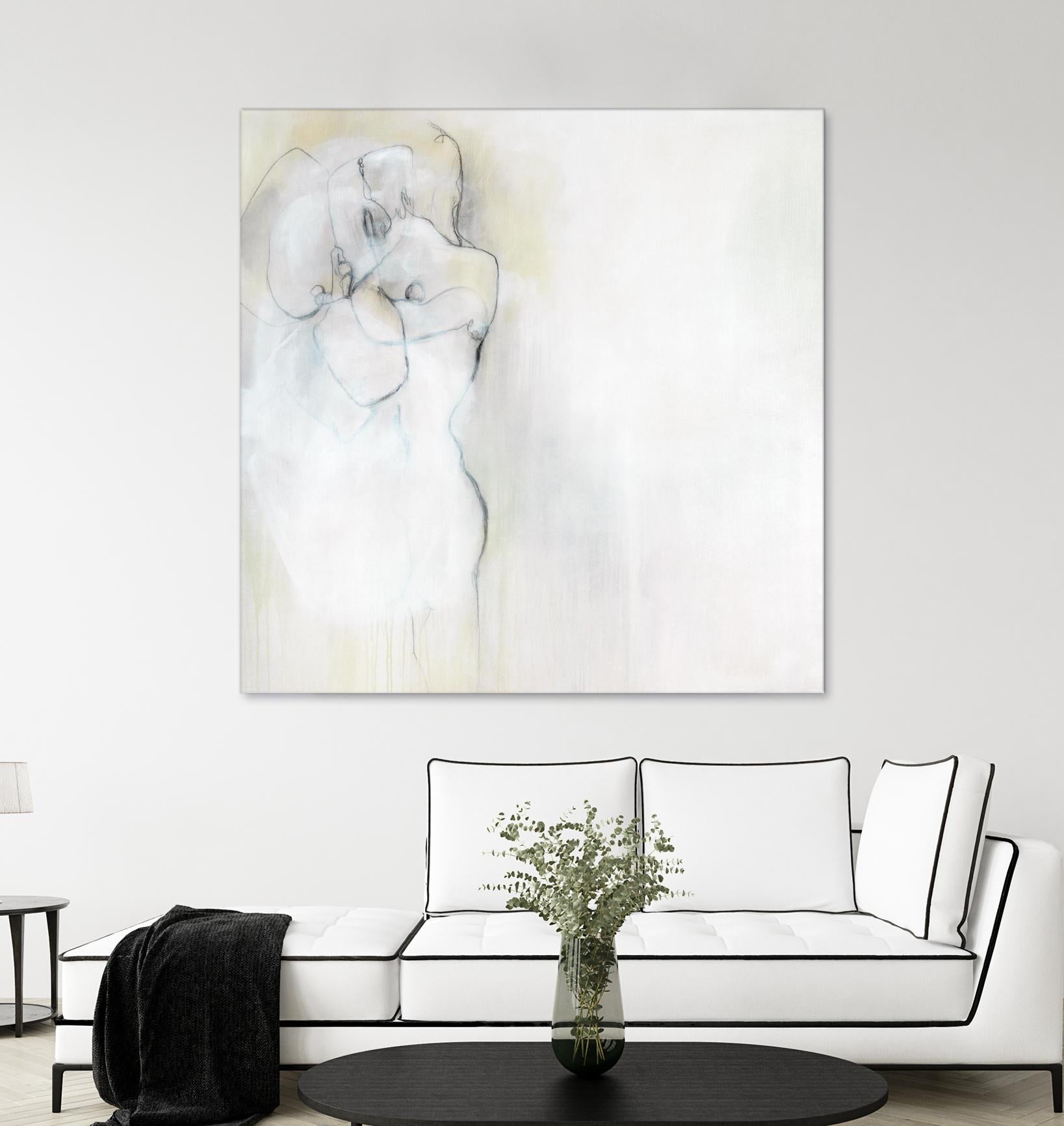 Together in Peace by Daleno Art on GIANT ART - white abstract abstrait